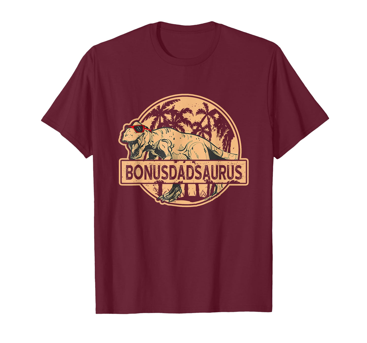Bonus Dad Saurus T Rex Family Matching DaddySaurus Stepdad T-Shirt