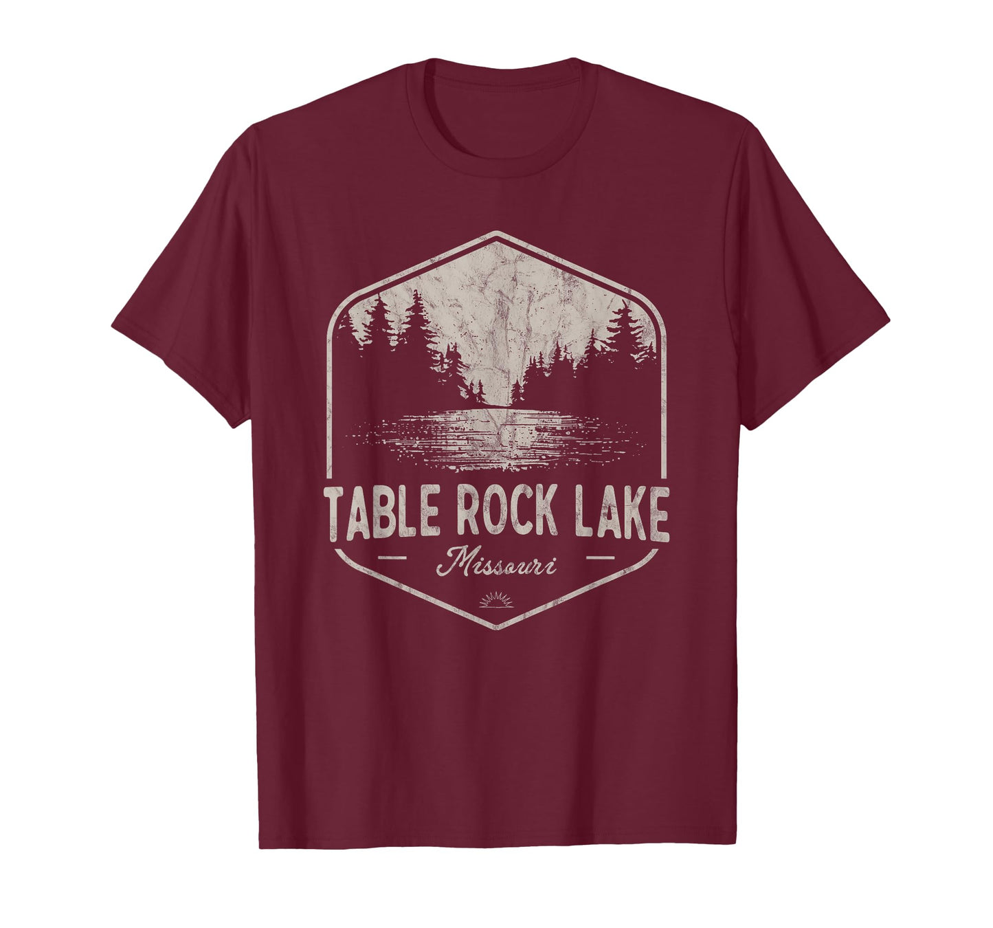 Table Rock Lake Missouri Outdoors Vintage T-Shirt