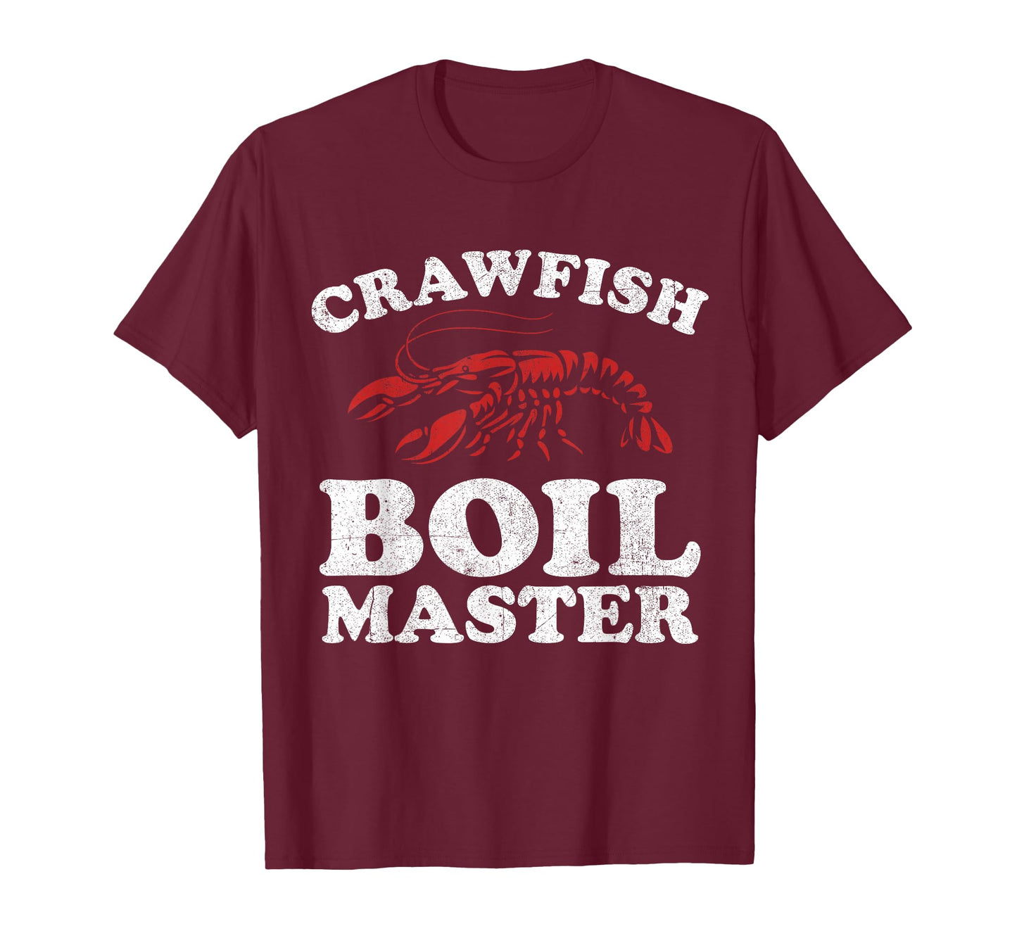 Funny Crawfish Boil Master Crawdaddy Cajun Mardi Gras Party T-Shirt