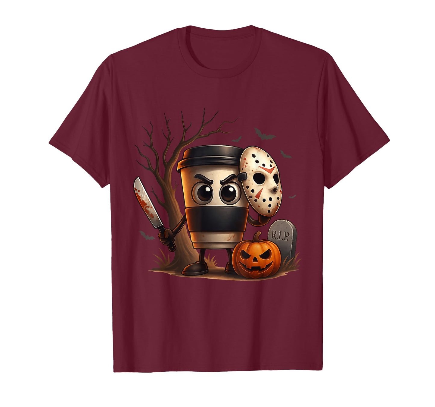 Halloween Costume Cappuccino Assassino Kids Boys Brainrot T-Shirt