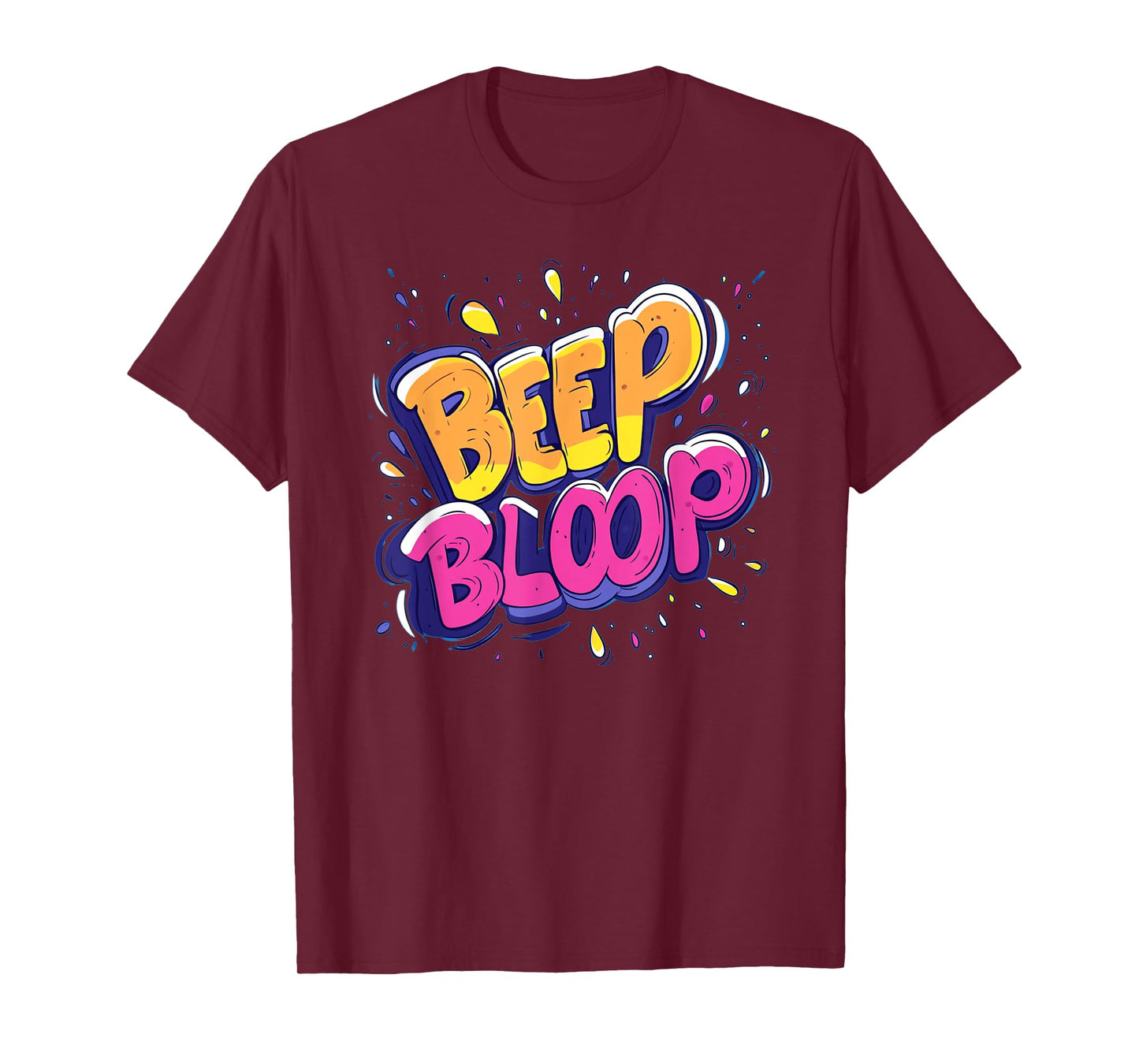 Colorful Beep Bloop Logo T-Shirt