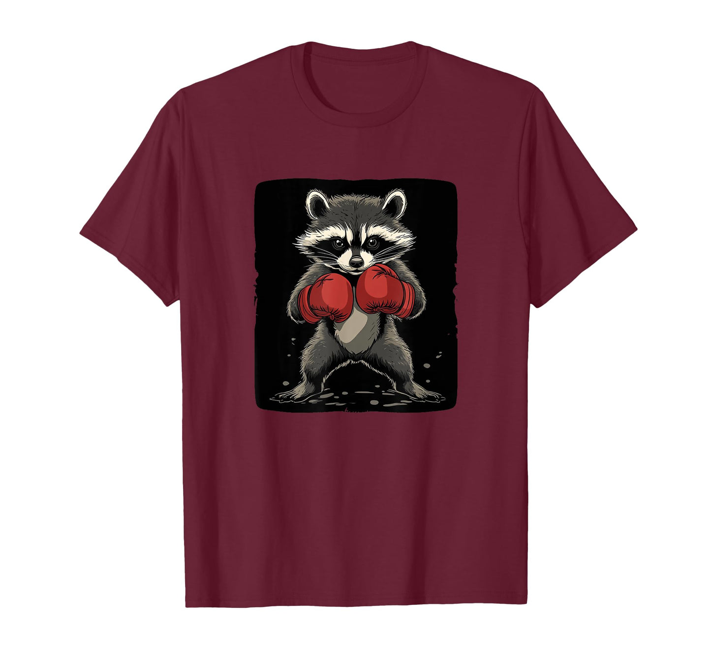Cute Raccoon with boxing Gloves Costume T-Shirt