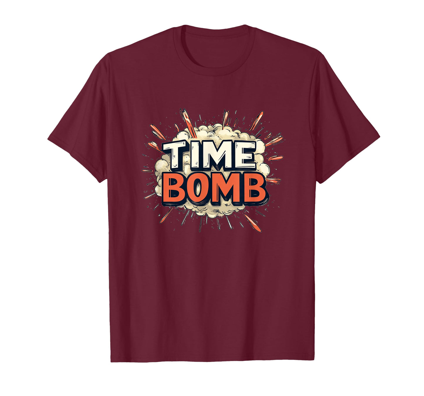 Funny Time Bomb Emblem T-Shirt
