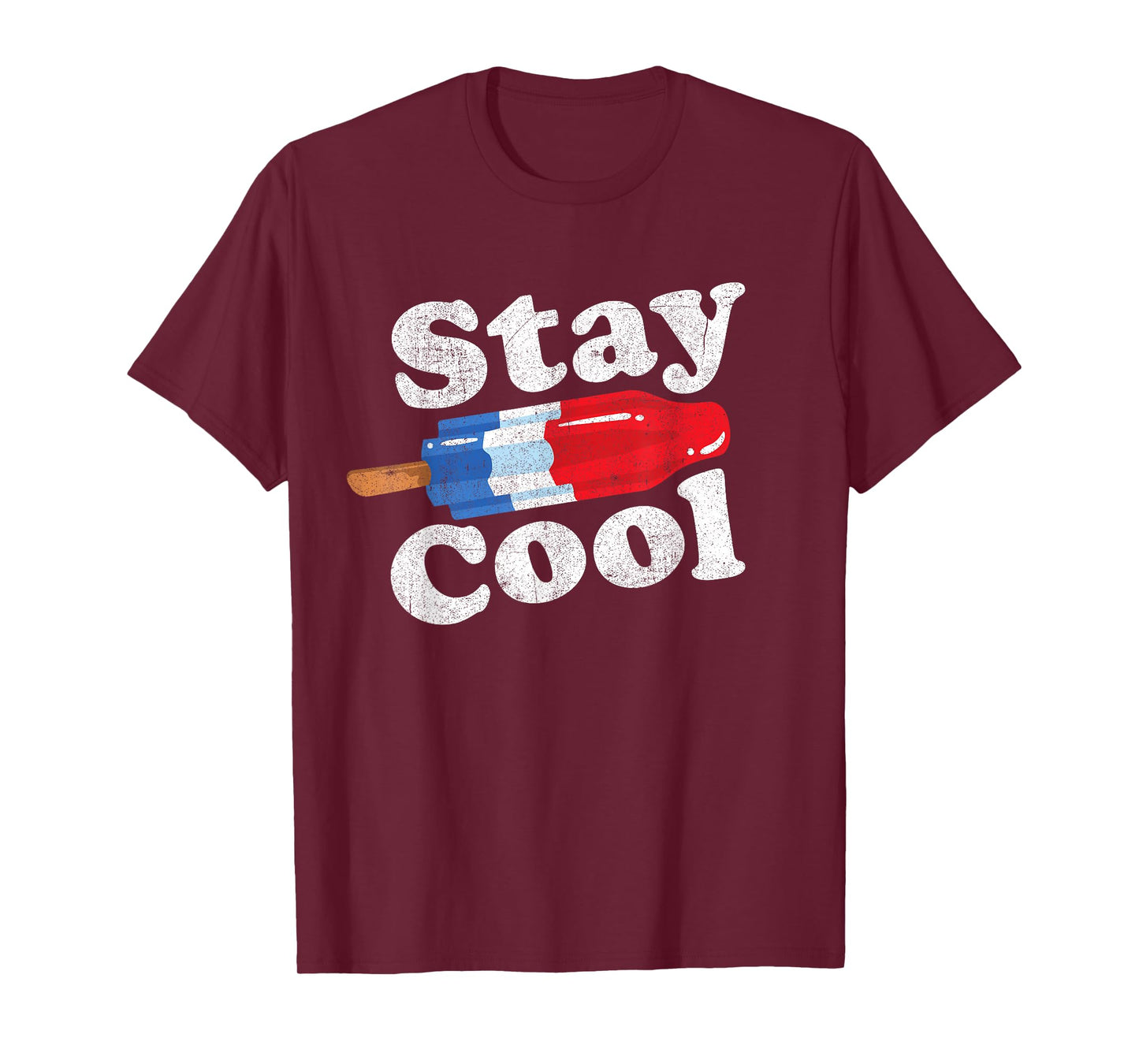 Summer Popsicle Stay Cool Funny Bomb Retro 80s Pop Gift T-Shirt