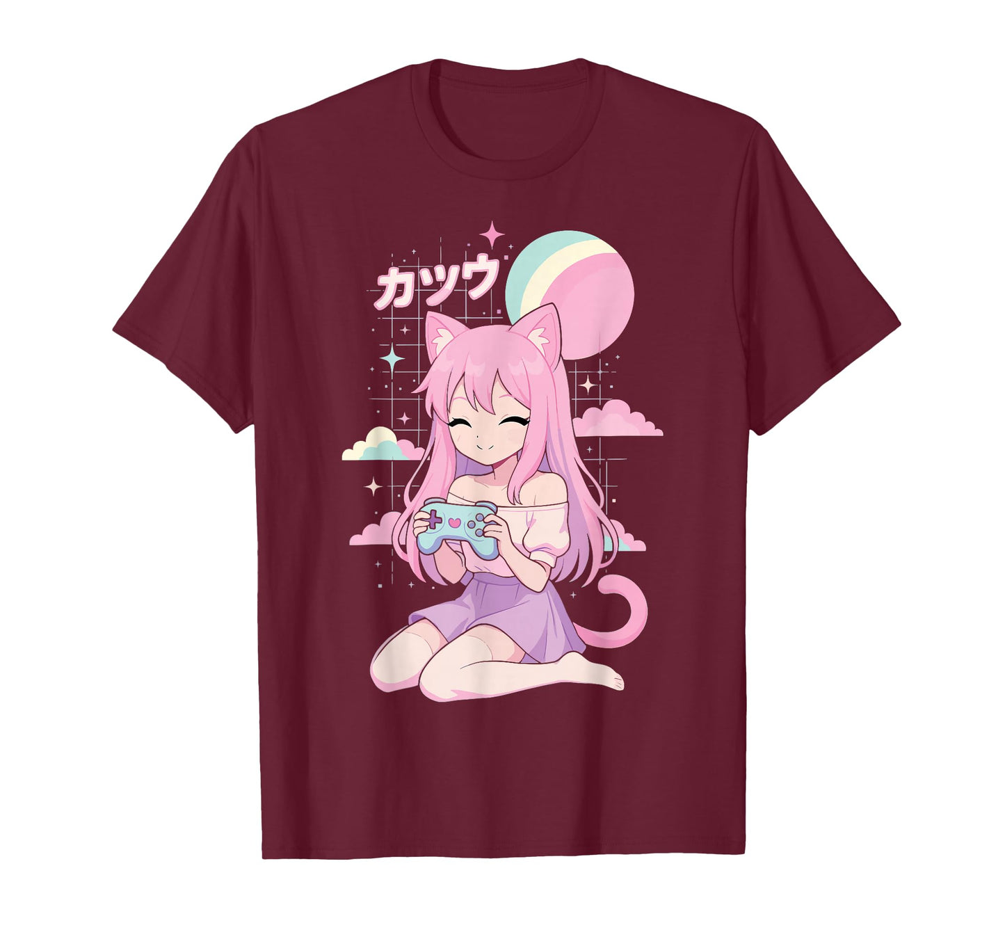 Anime Girl Gaming Kawaii Video Games T-Shirt