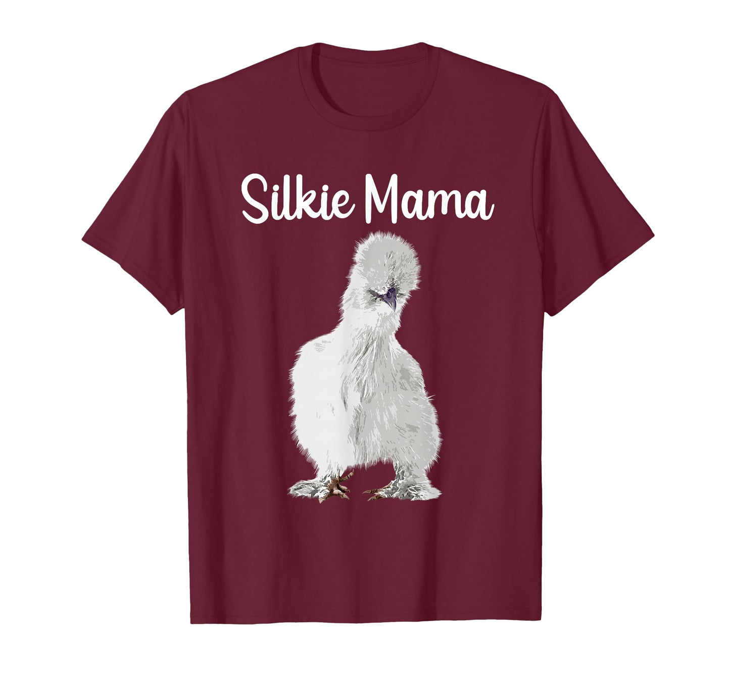 Funny Silkie Mama Design For Mom Women Silkie Chicken Lover T-Shirt