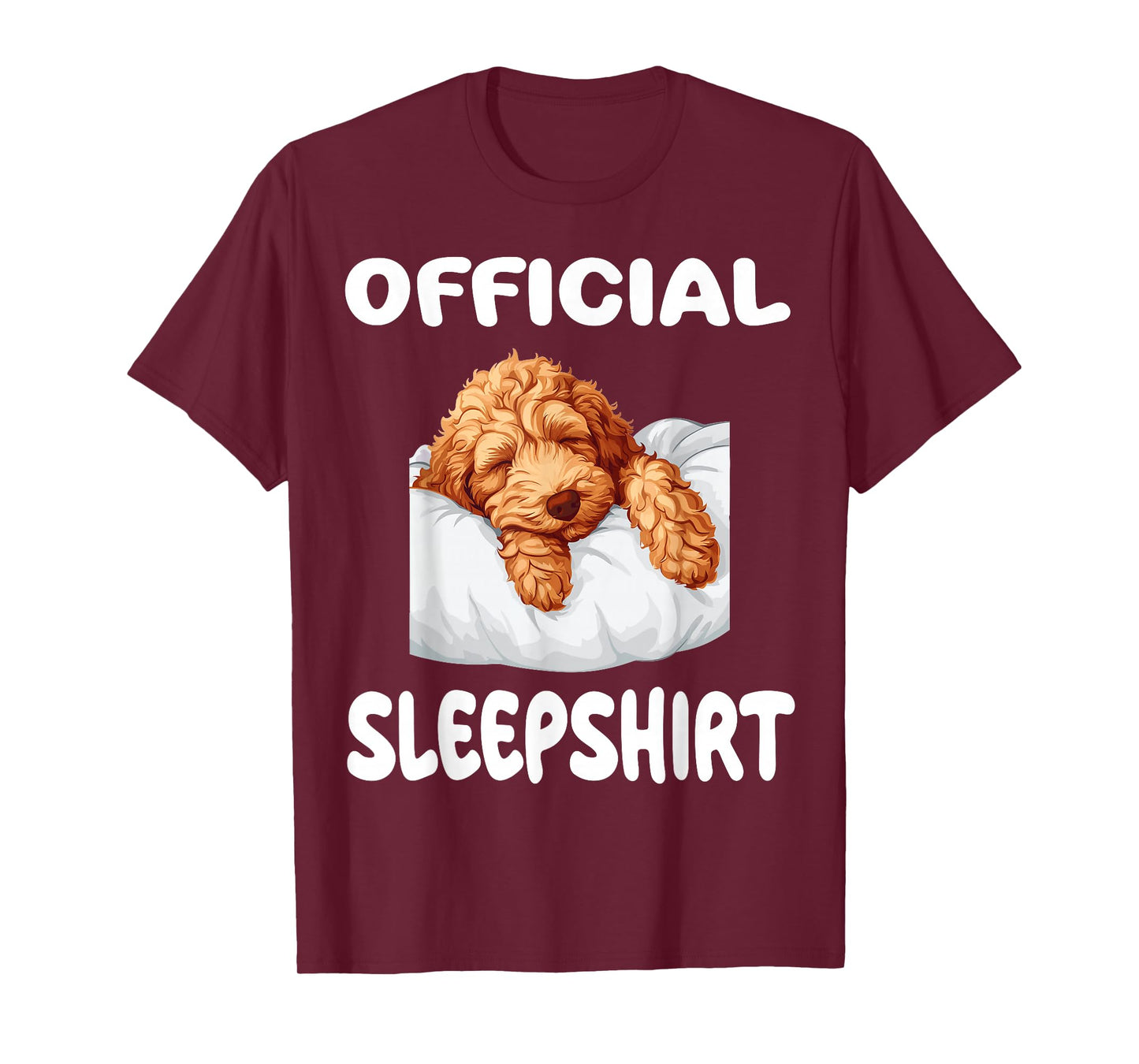 Goldendoodle Dog Official Sleepshirt Pajamas Nightgown T-Shirt