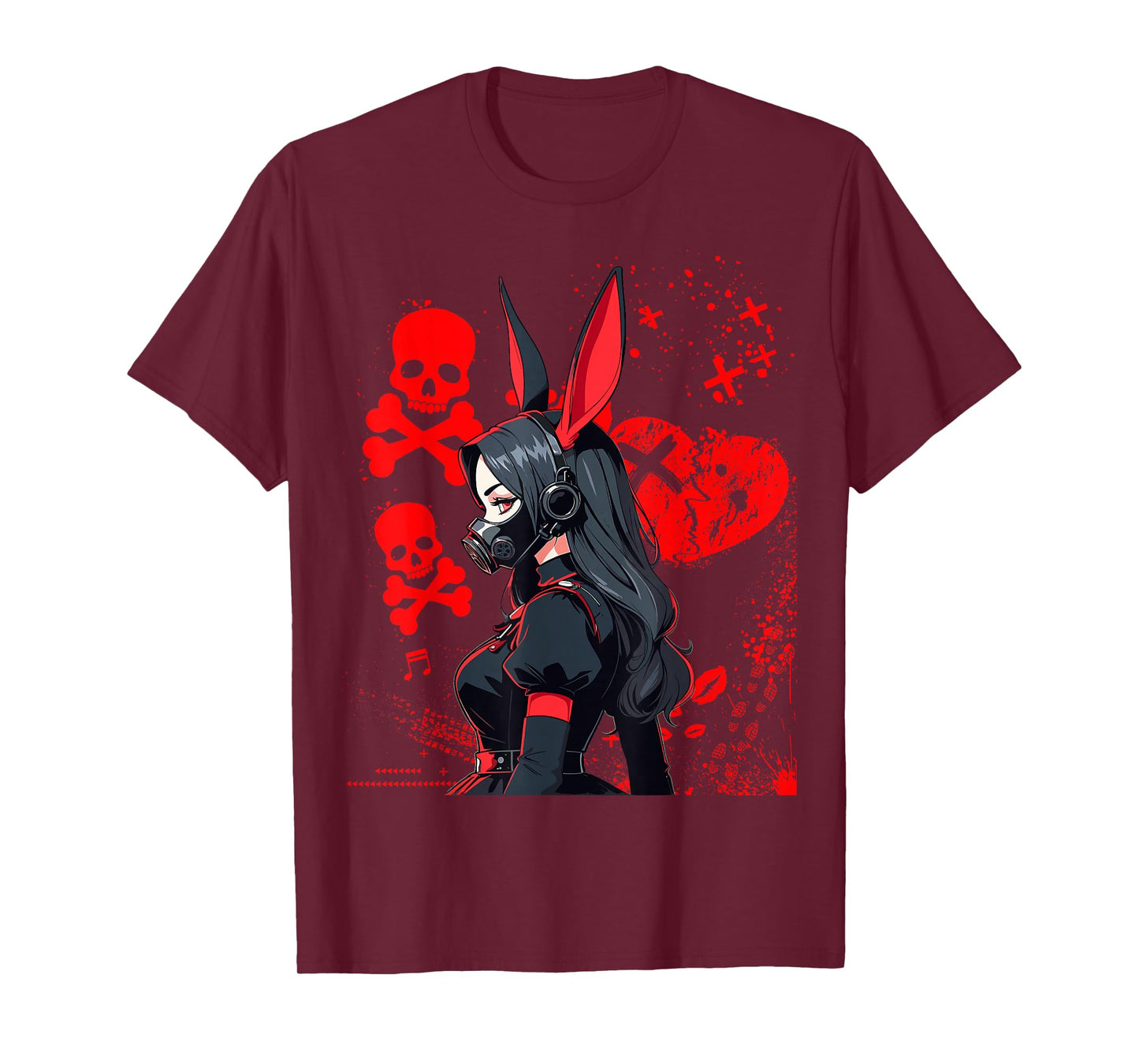 Cyberpunk Aesthetic Techwear Harajuku Anime Manga Girl T-Shirt