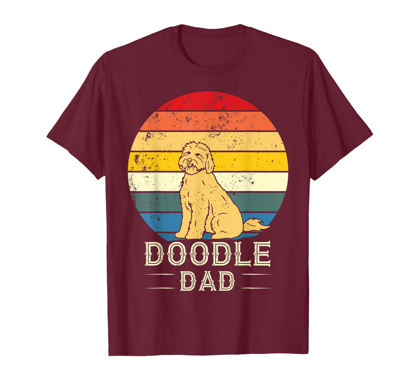 Vintage Doodle Dad Father - Aussie Doodle & Goldendoodle T-Shirt
