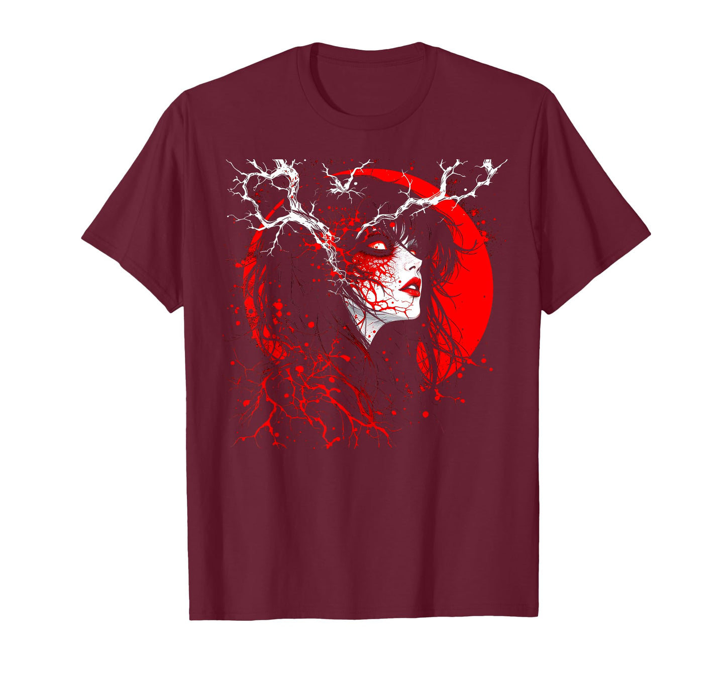 Horror Anime Manga Tee I Gothic Outfit I Japanese Chibi Girl T-Shirt