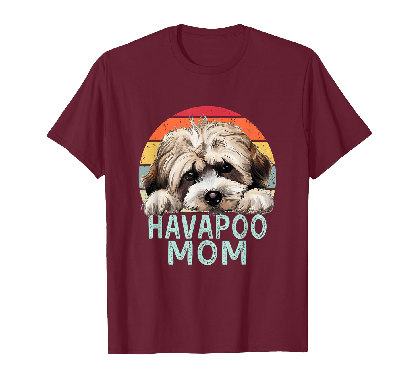 Havapoo Dog Mom Retro Vintage Funny My Dogs Are My Cardio T-Shirt