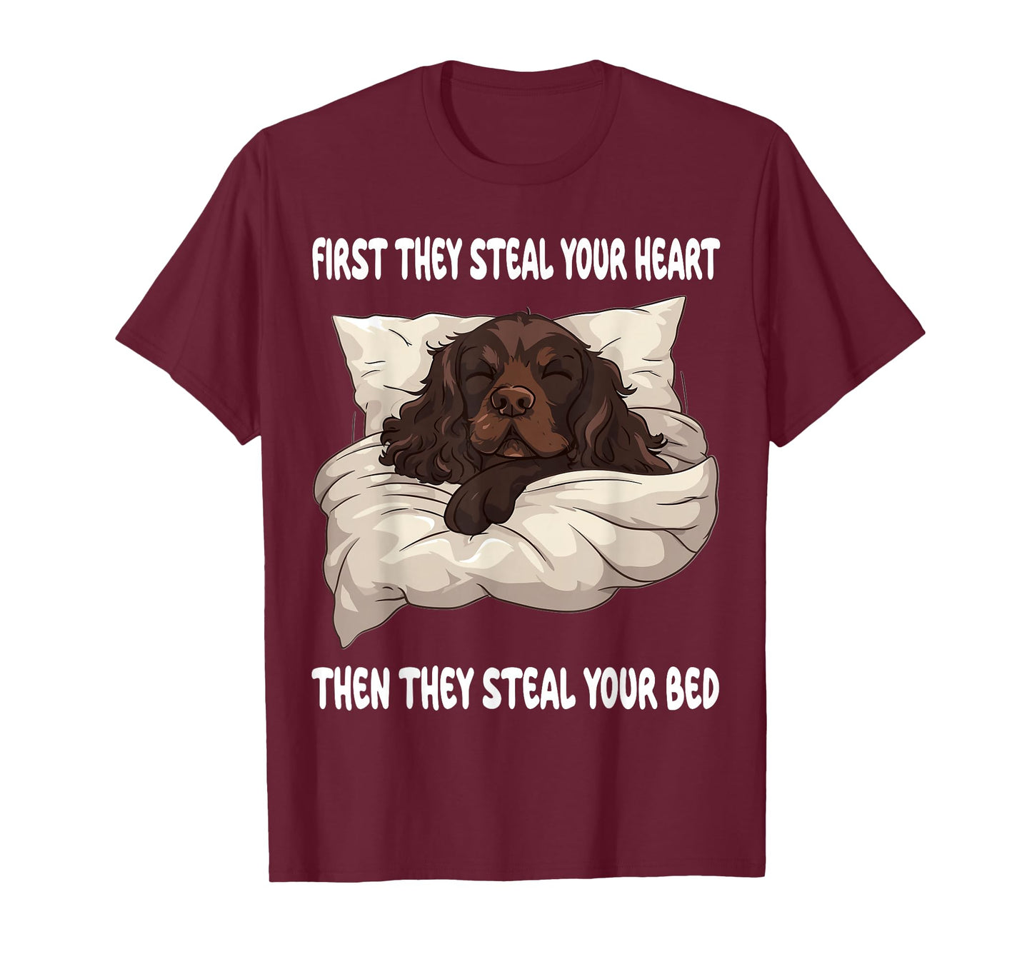 Boykin Spaniel Sleeping Pajamas Nightgown T-Shirt