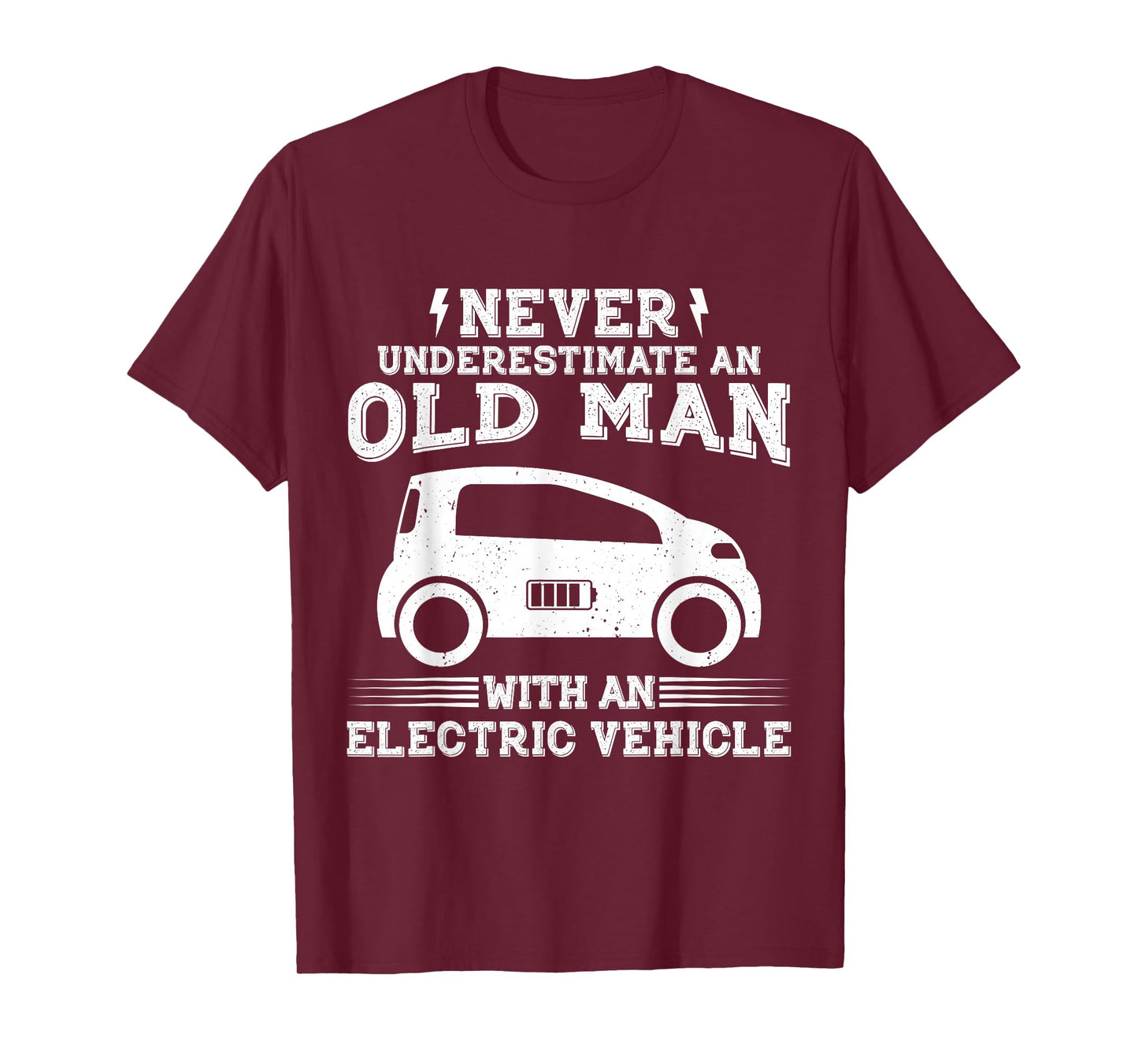 Funny Electric Vehicle - EV Car Electric For Women Men T-Shirt