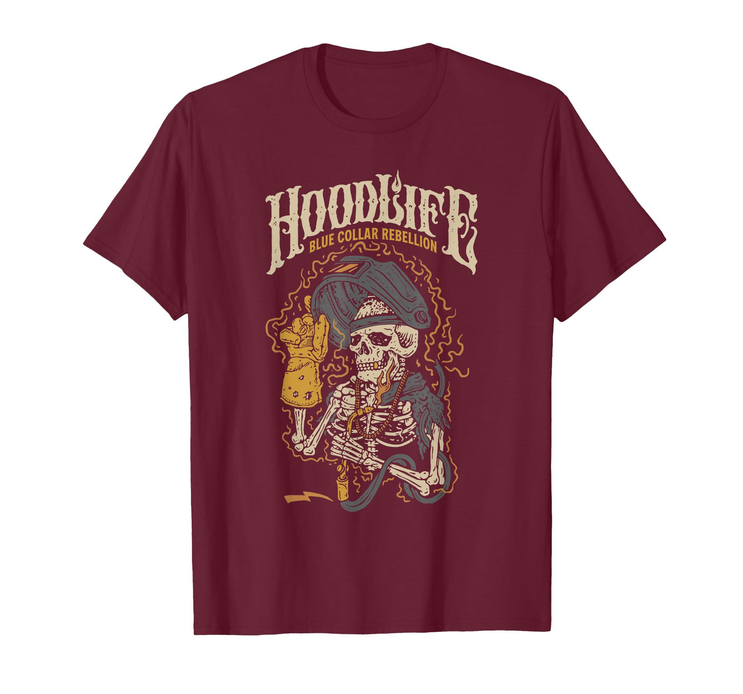 Hoodlife Blue Collar Rebellion Halloween T-Shirt