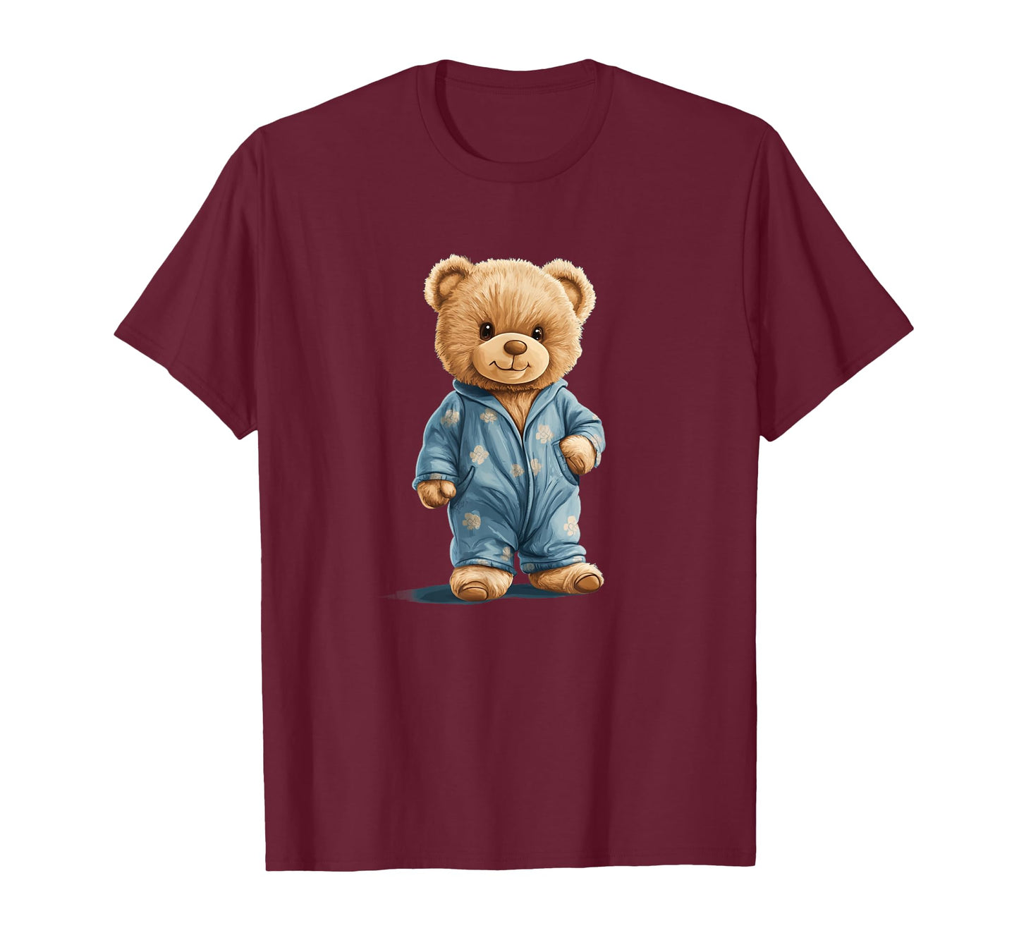 Sleepy Teddy Bear in Comfy Pajamas for Boys and Girls T-Shirt