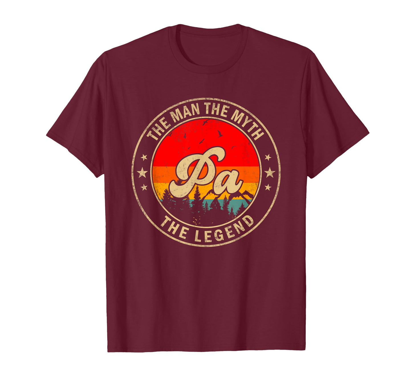 Pa the Man the Myth the Legend Father's Day for Grandpa T-Shirt