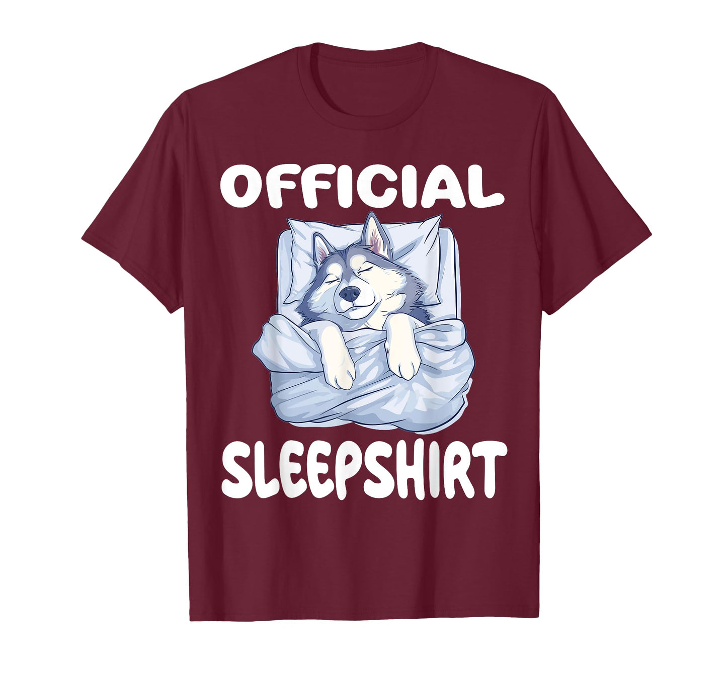 Alaskan Malamute Dog Official Sleepshirt Pajamas Nightgown T-Shirt