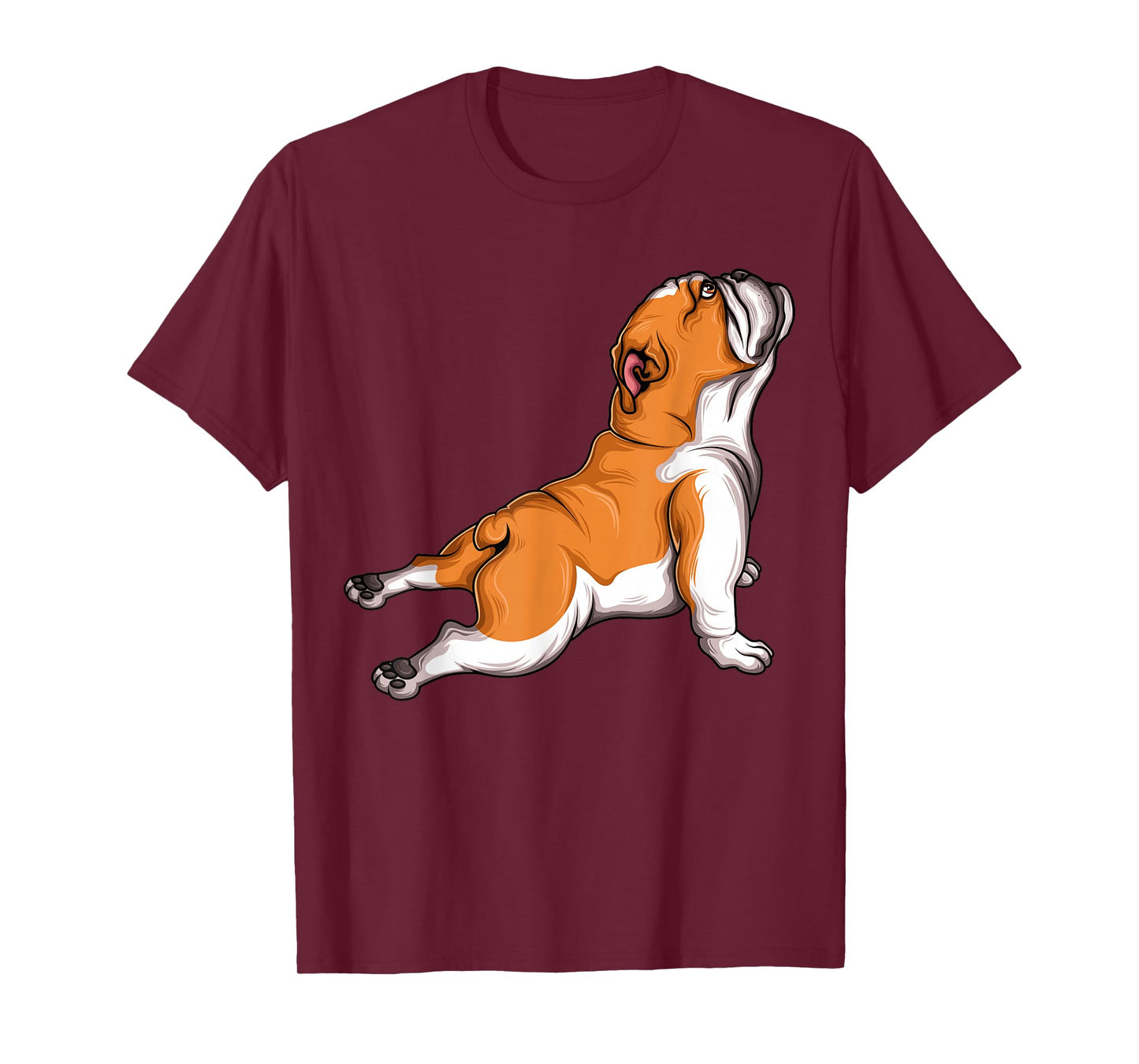 English Bulldog Yoga Mummy Dog Holder Gift Idea T-Shirt