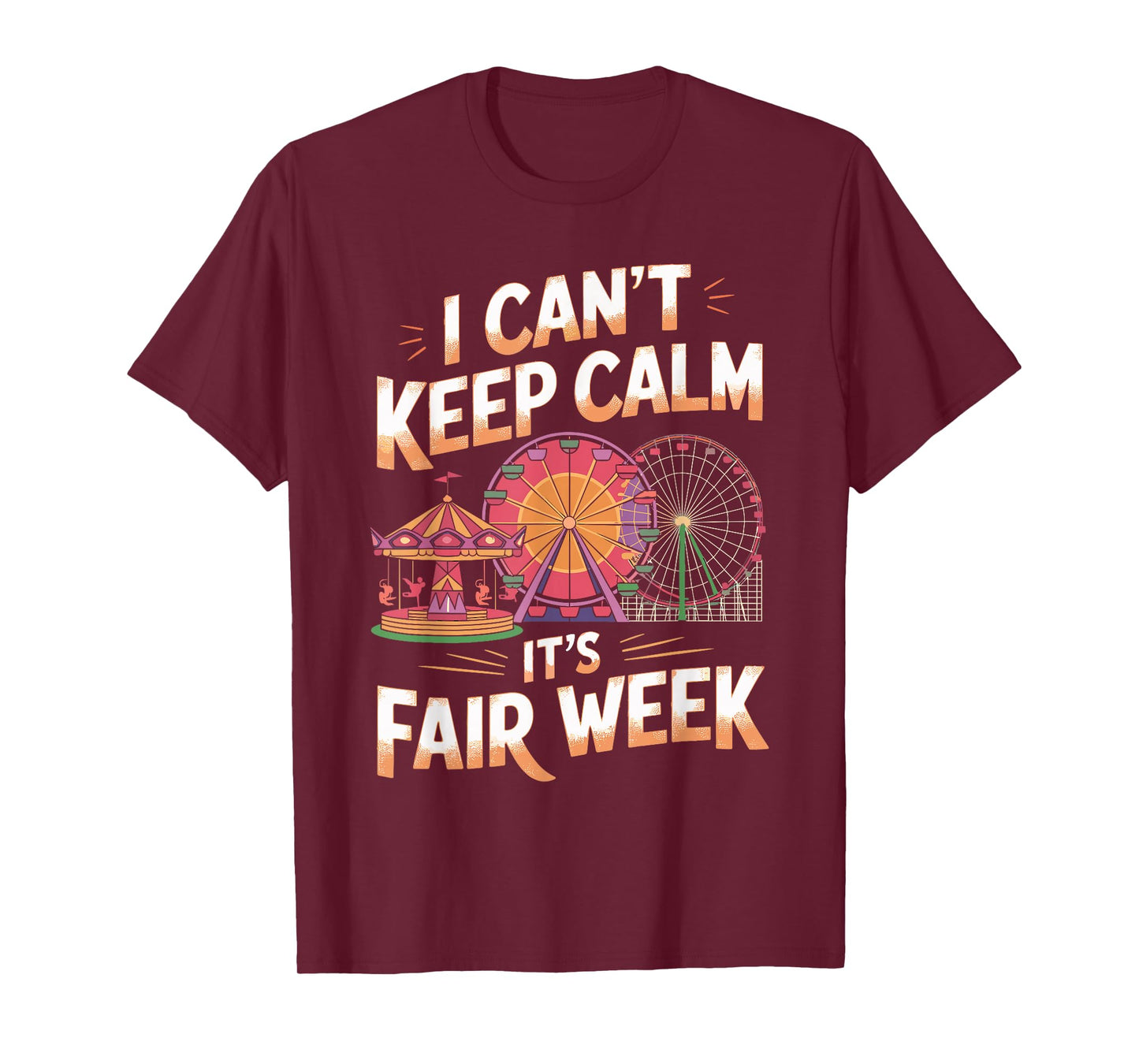 It's Fair Week Carousel Rides Country Fair Carnival Fair T-Shirt