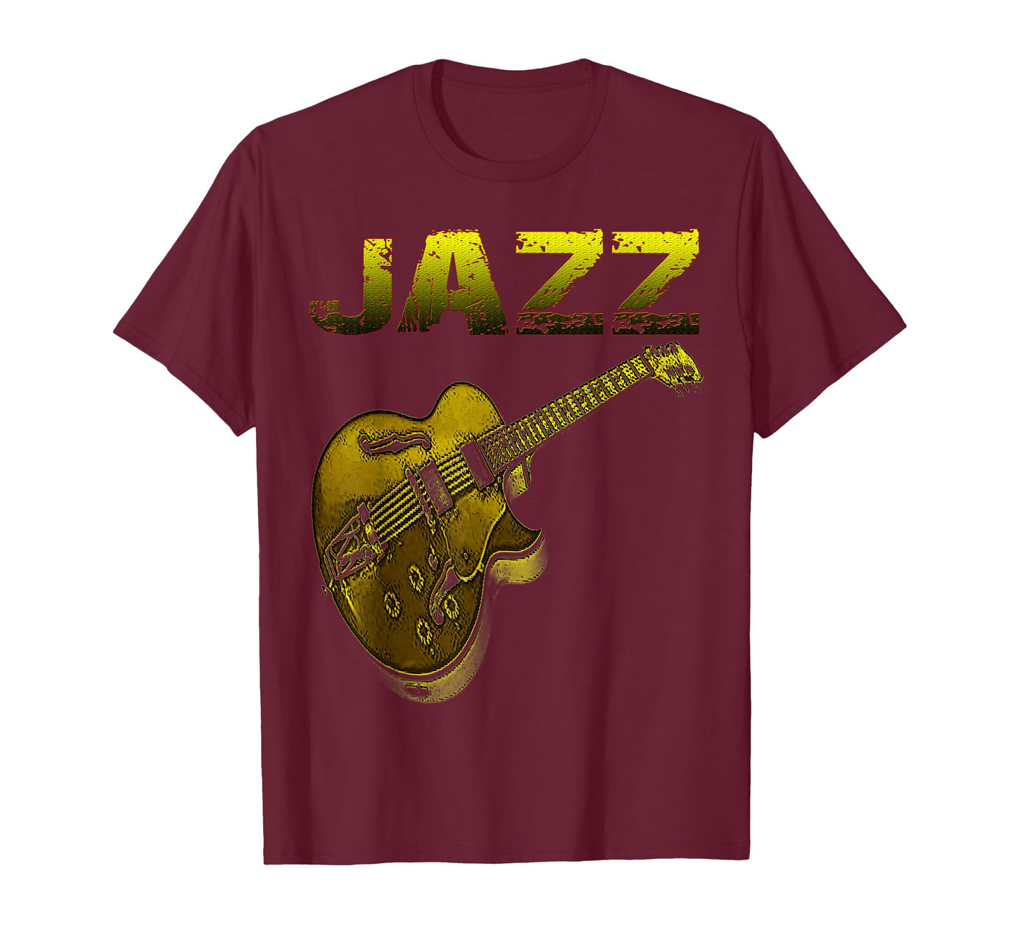 Jazz Vintage Guitar Musician T-Shirt