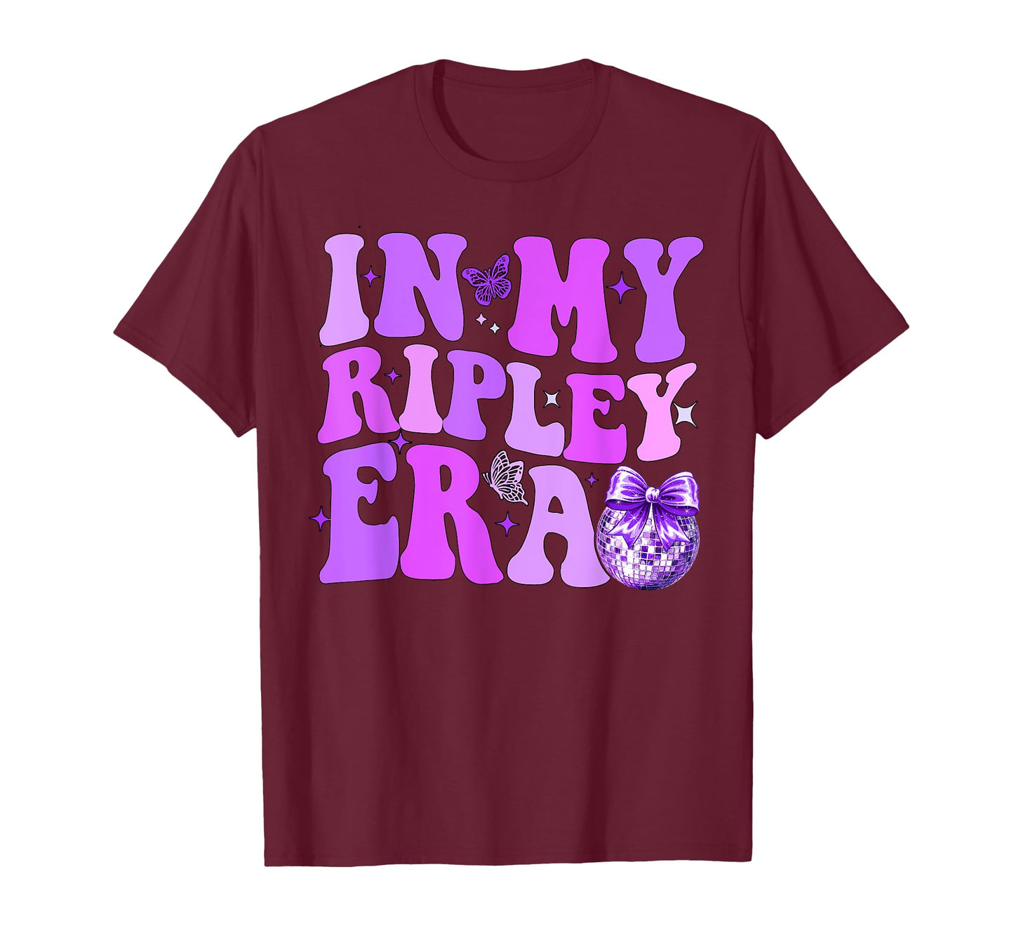 I Love Ripley Personalized Name In My Ripley Era Groovy T-Shirt