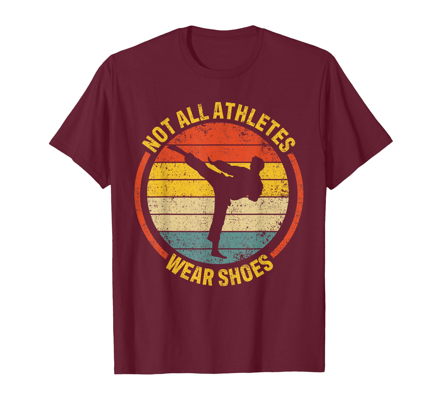 Material Arts Not All Athletes Wear Shoes in Karate, Jujitsu T-Shirt