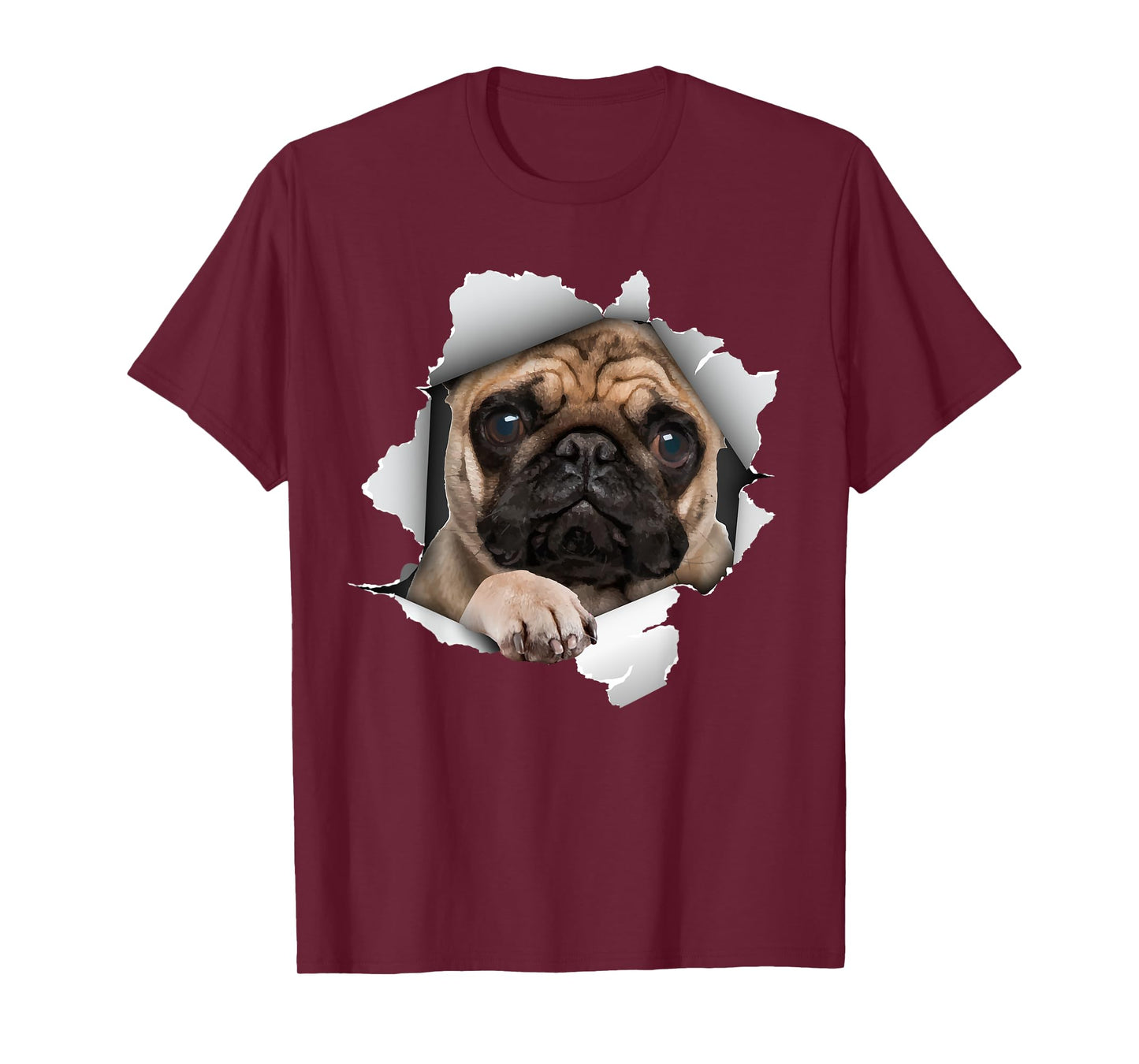Cute Pug Design for Men Women Kids Pet Dog Breed Pug Lovers T-Shirt