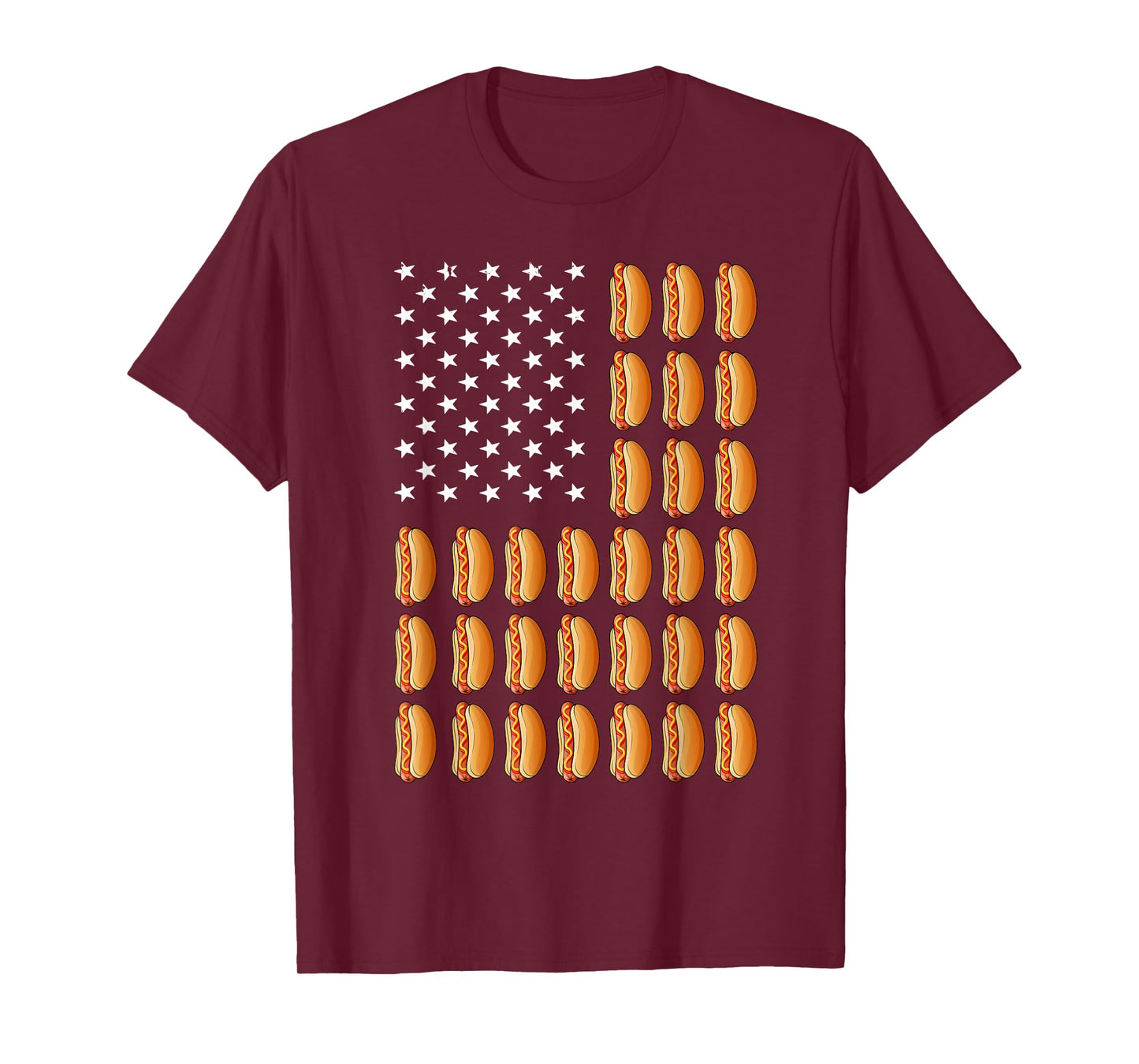 Funny Hot Dog Design for Men Women Kids Food Hotdog Lovers T-Shirt