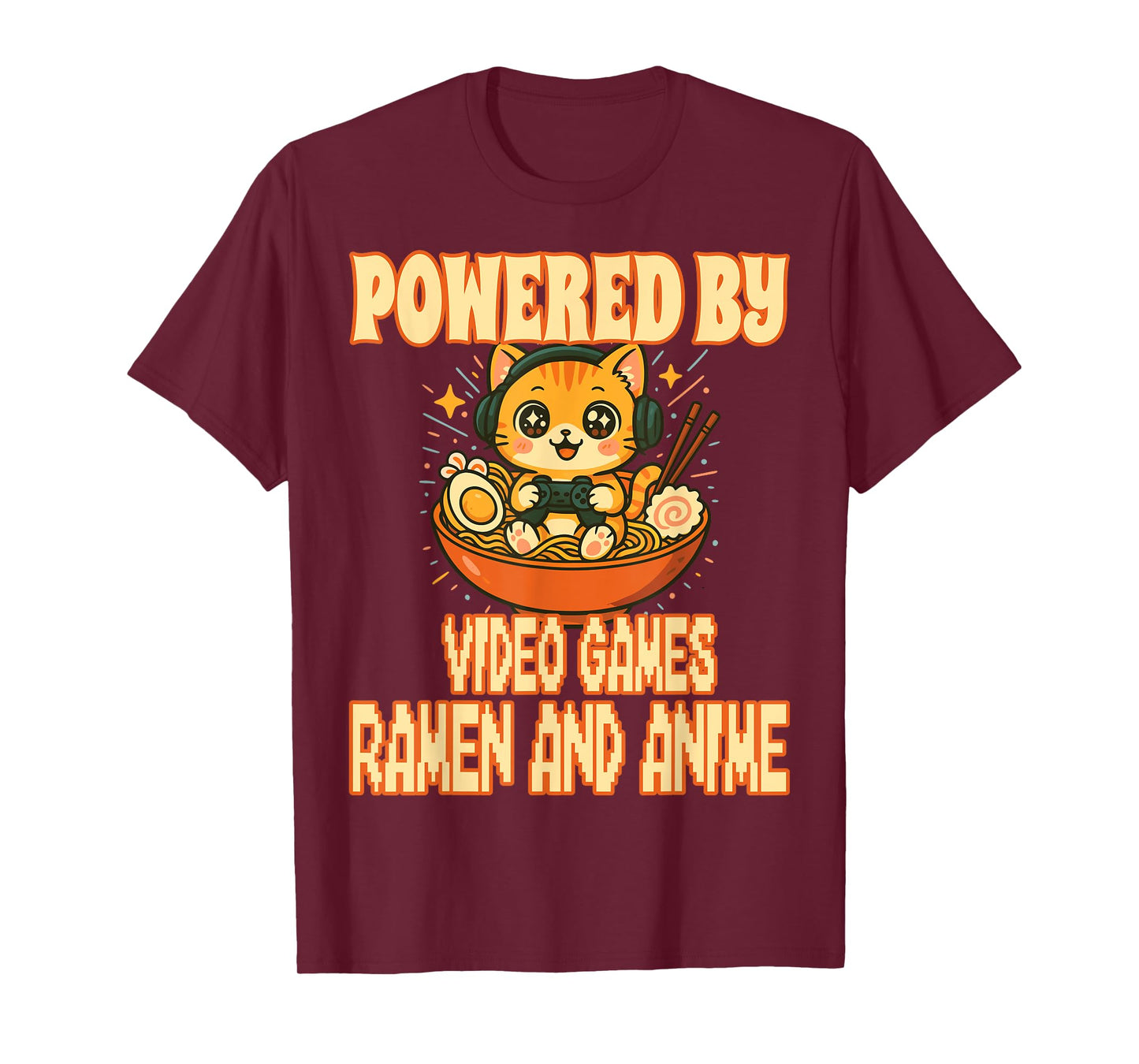 Chat Geek - Ramen, Video Games & Anime T-Shirt