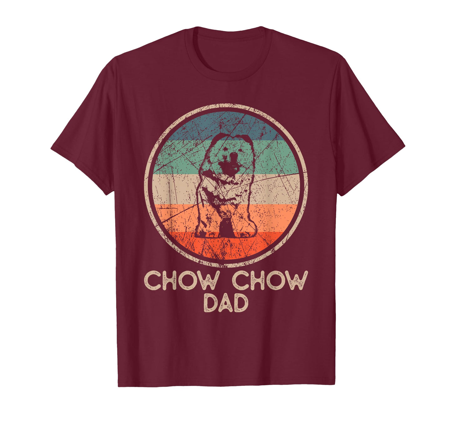 Chow Chow Dog - Vintage Chow Chow Dad T-Shirt for Men Women