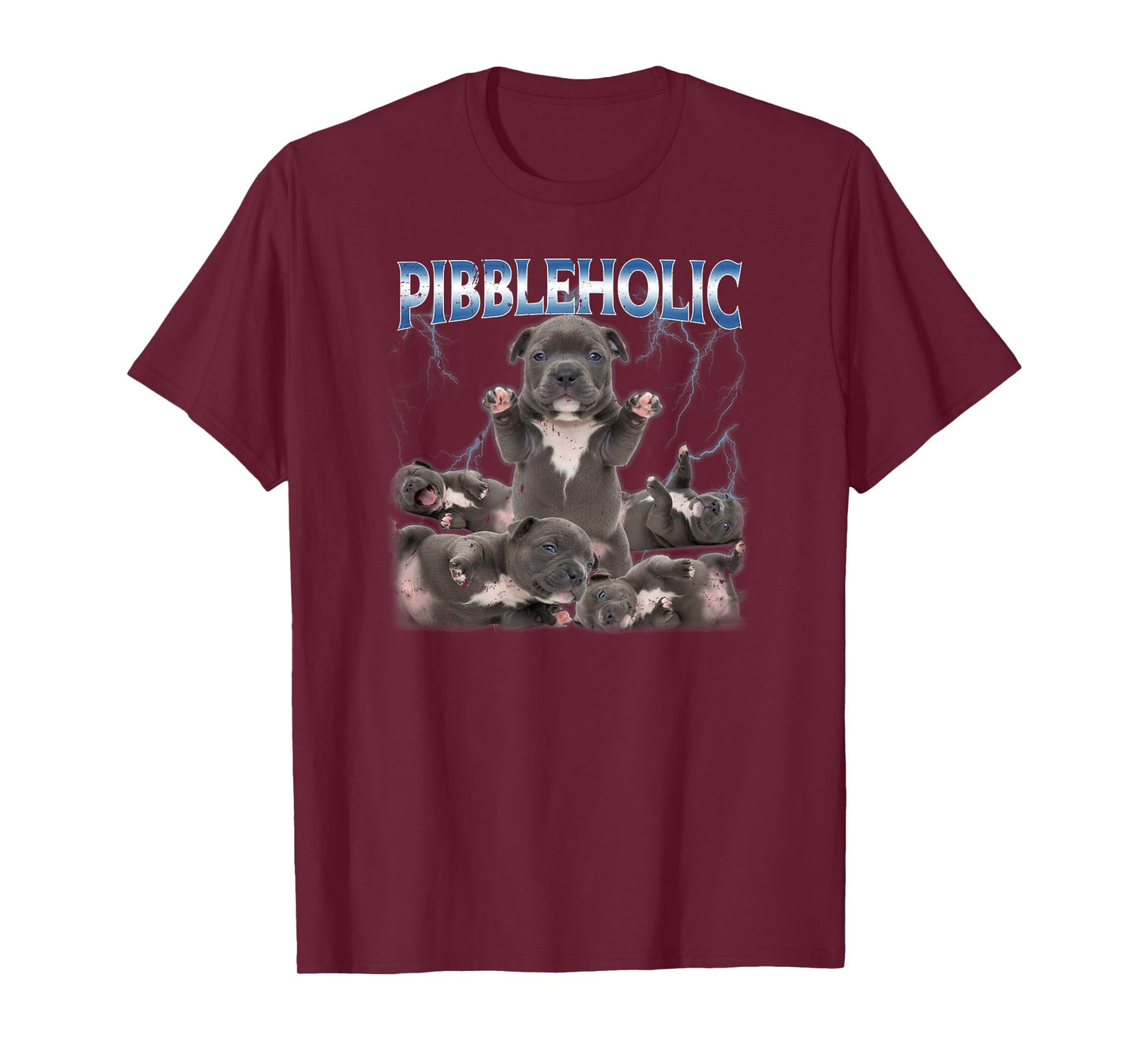 Pibbleholic Pibble Meme Wash Ma Belly T-Shirt