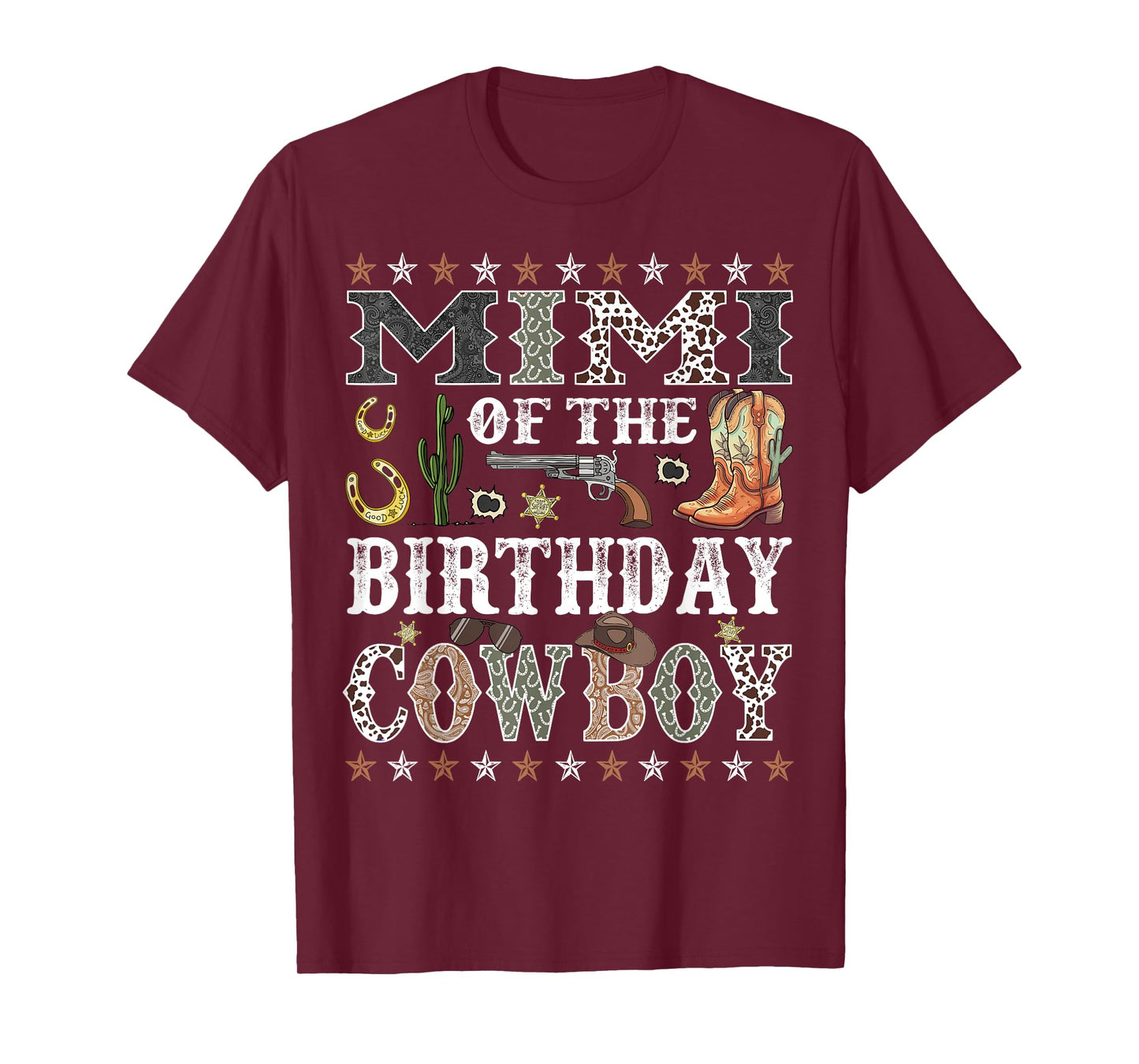 Mimi Of The Birthday Cowboy Rodeo Mimi T-Shirt