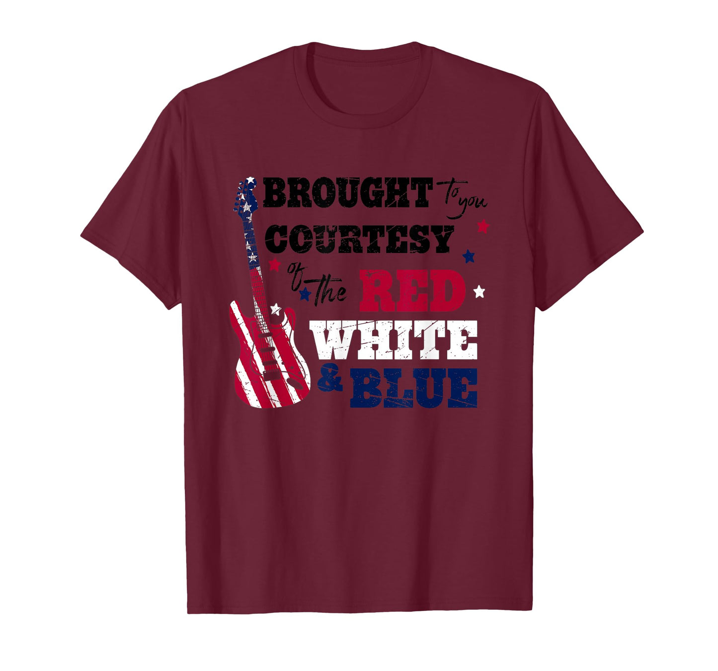 Courtesy Of The Red White And Blue, Western Country Music T-Shirt