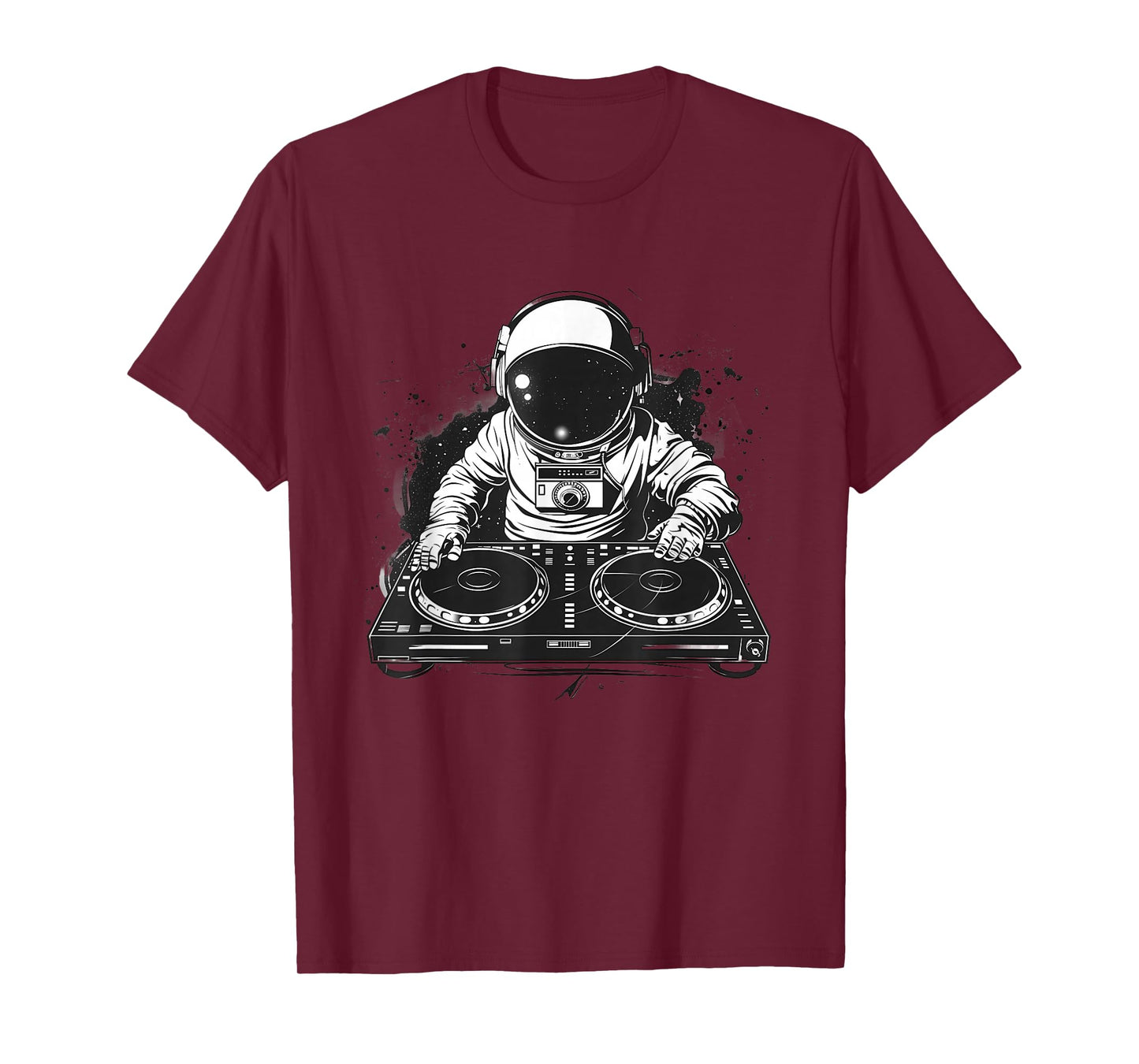 DJ Astronaut Turntable Space Disc Jockey DJ Mixer T-Shirt