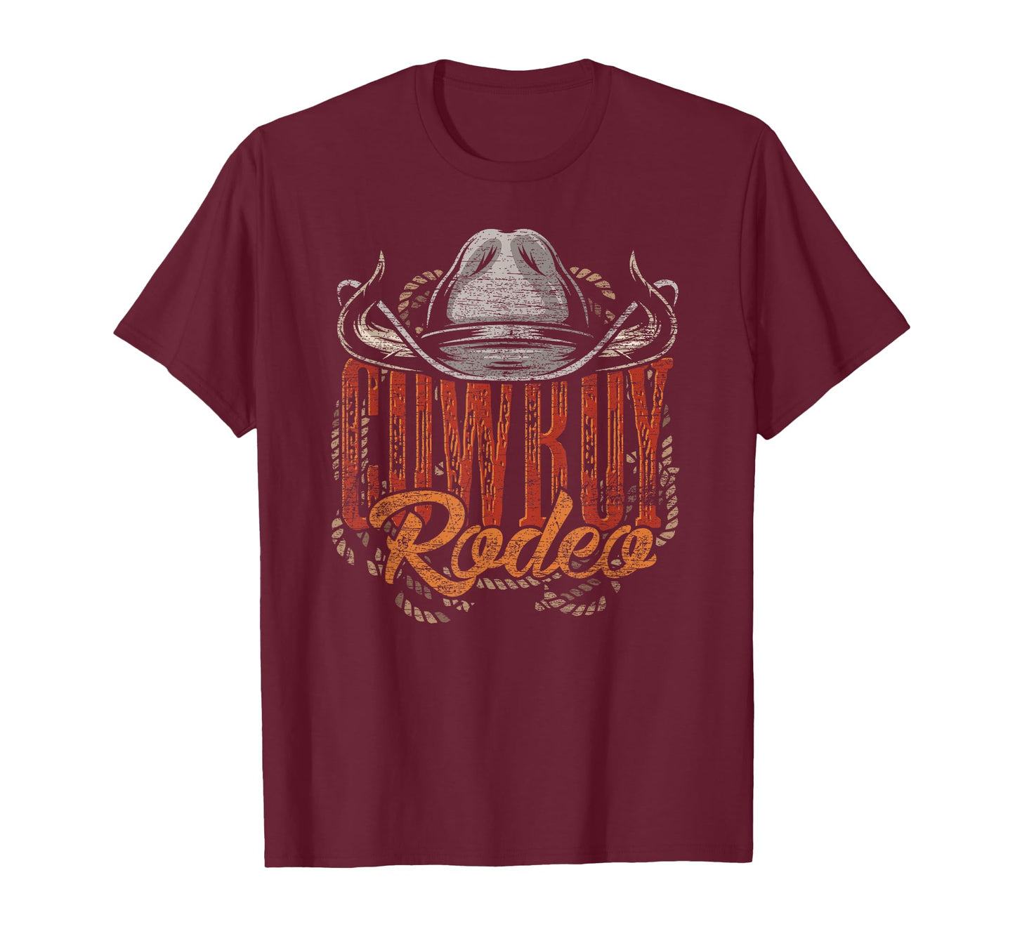Cowboy Rodeo Western Texan Gift Country Bull Riding Cowboy T-Shirt