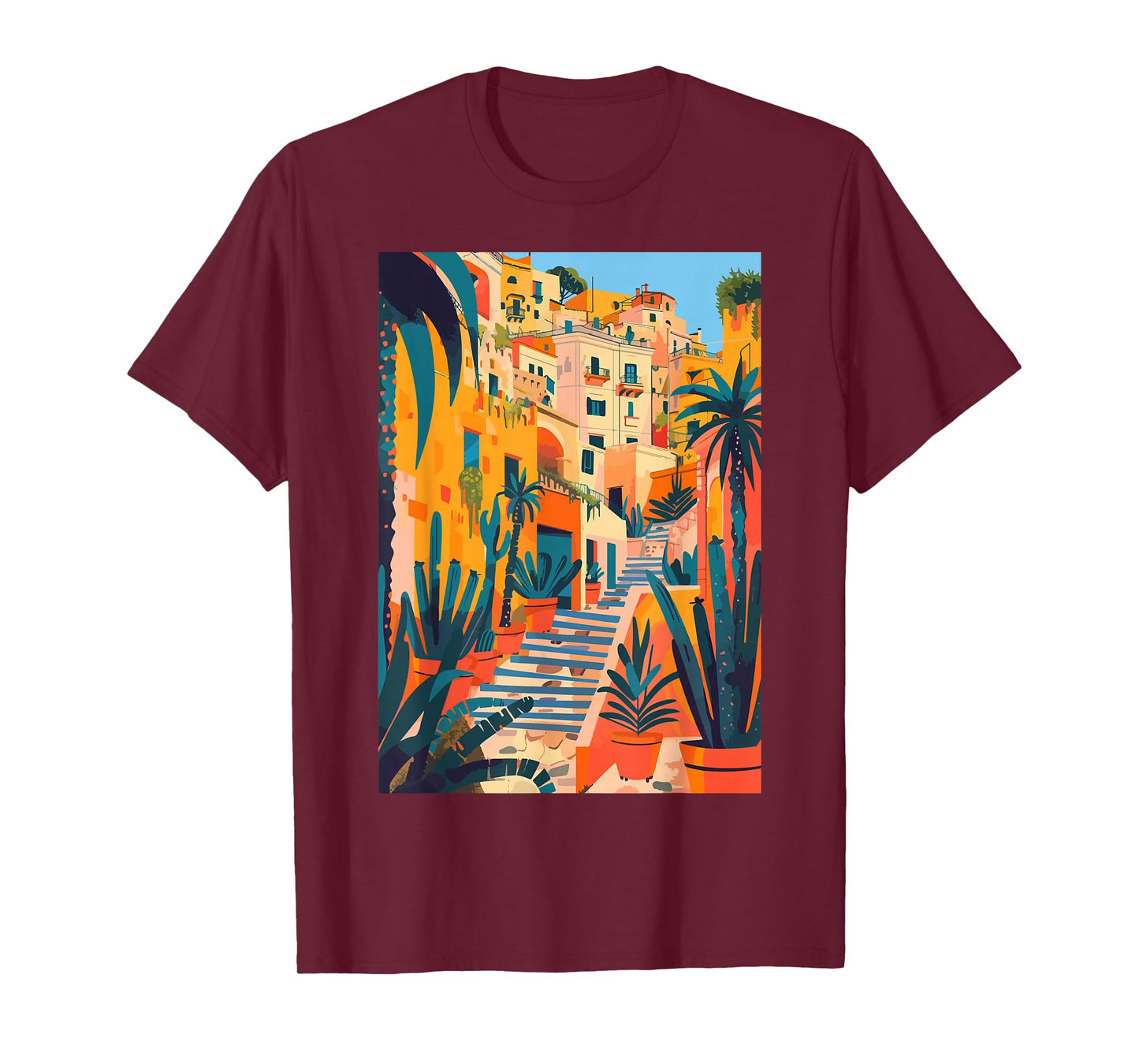 Matera Art Italy Theme Aesthetic T-Shirt