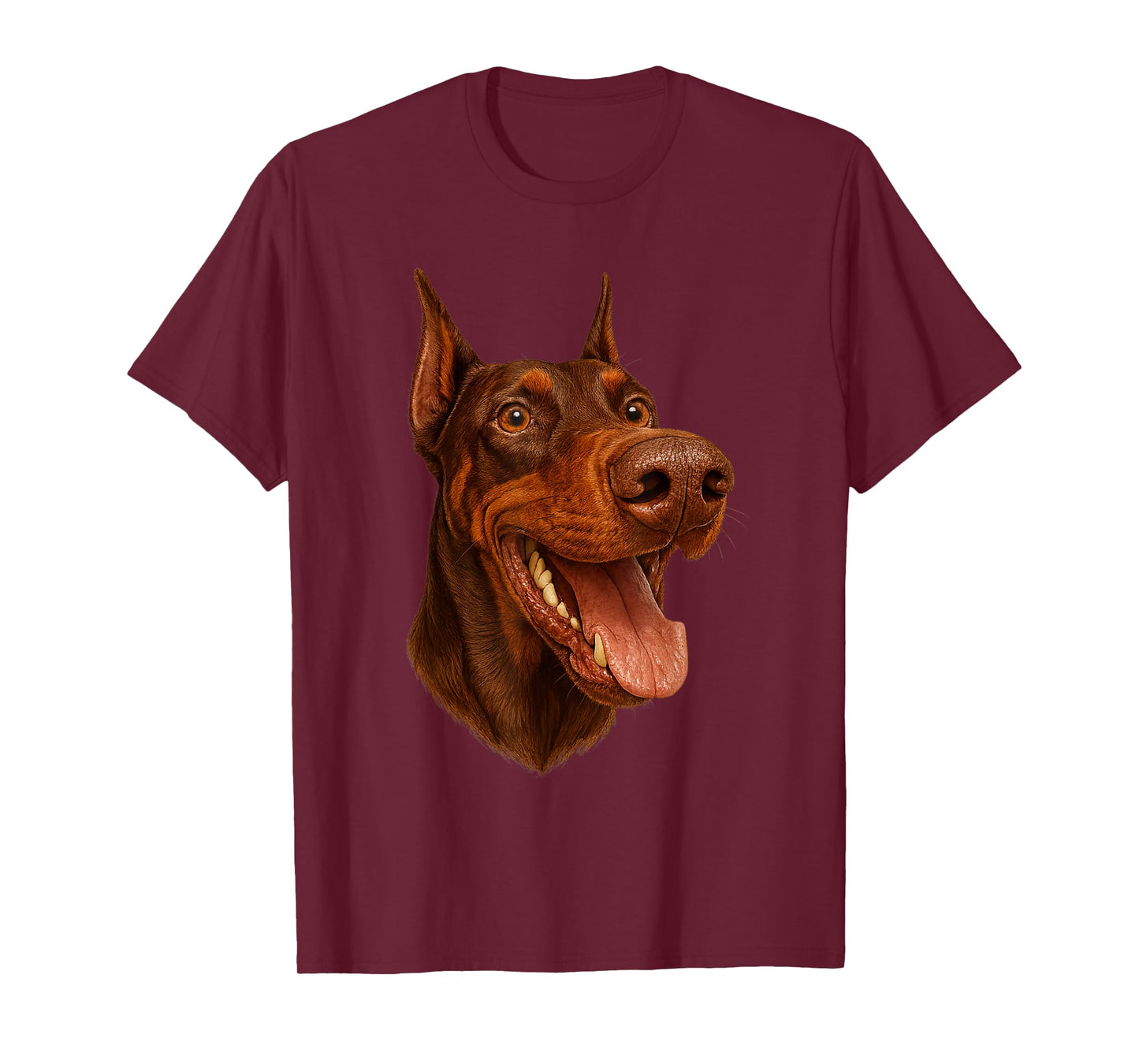 Doberman, Dog Lover, for Men Women, Dog Mom, red Doberman T-Shirt