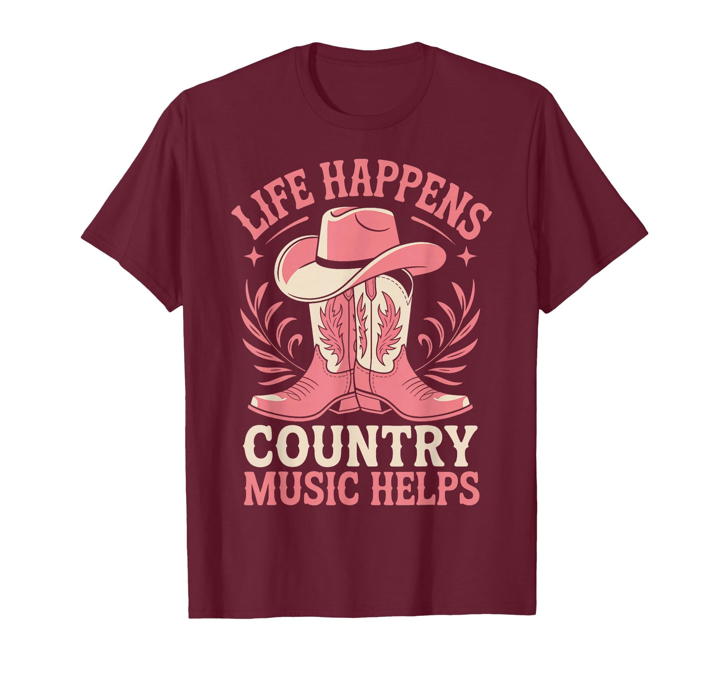 Life Happens Country Music Helps T-Shirt