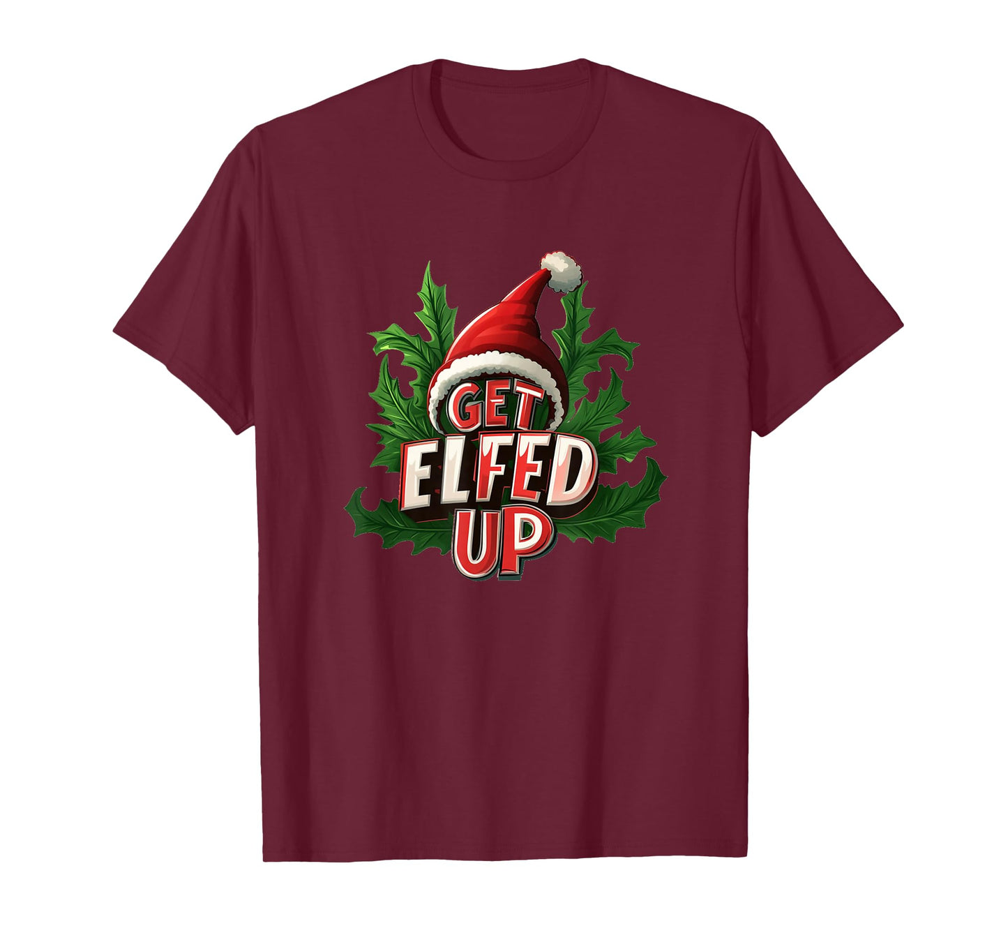 Let get Elfed up Emblem T-Shirt
