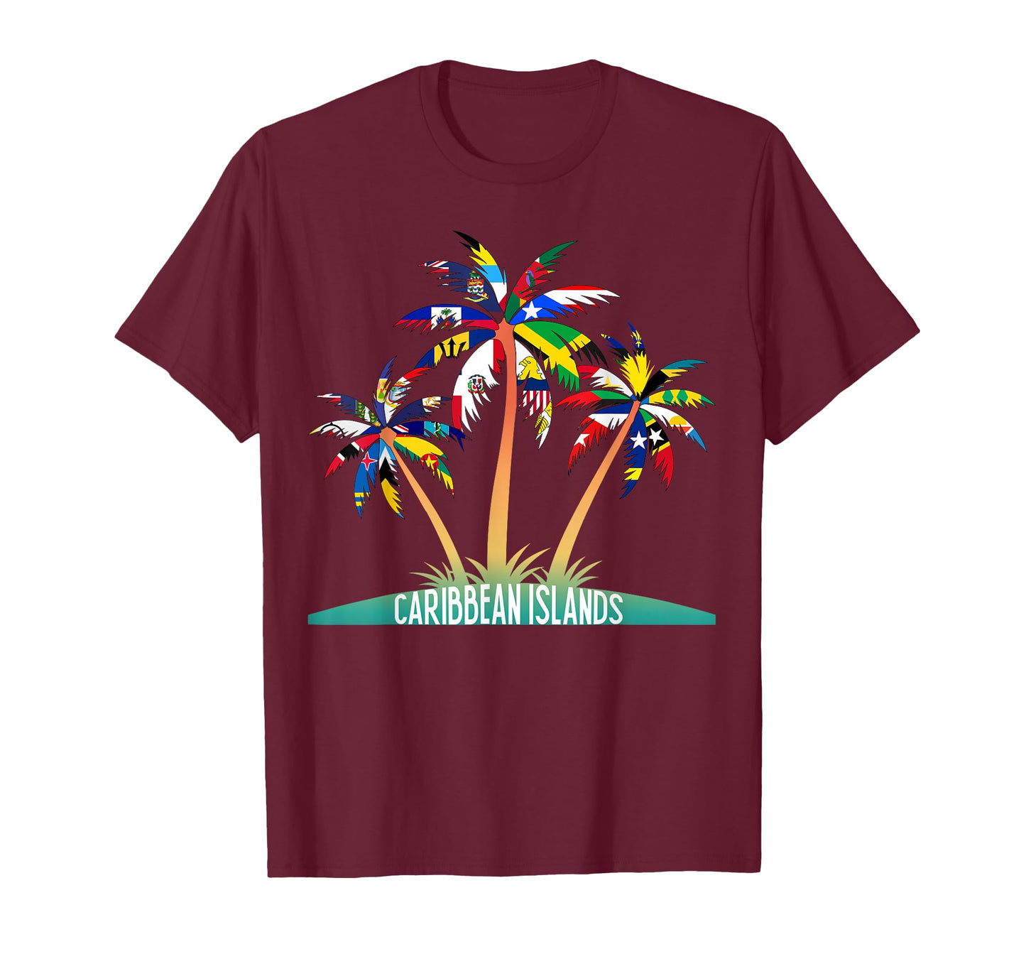 Caribbean Islands Flags, West Indies Flags T-Shirt