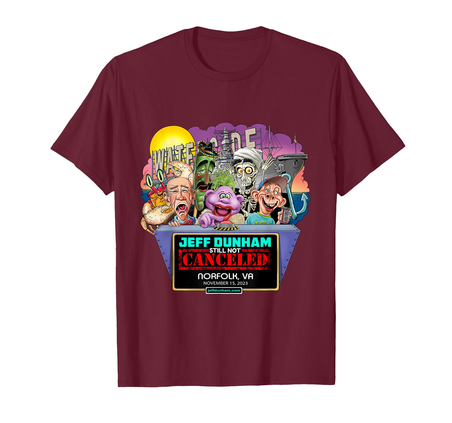 Jeff Dunham Norfolk, VA (2023) T-Shirt