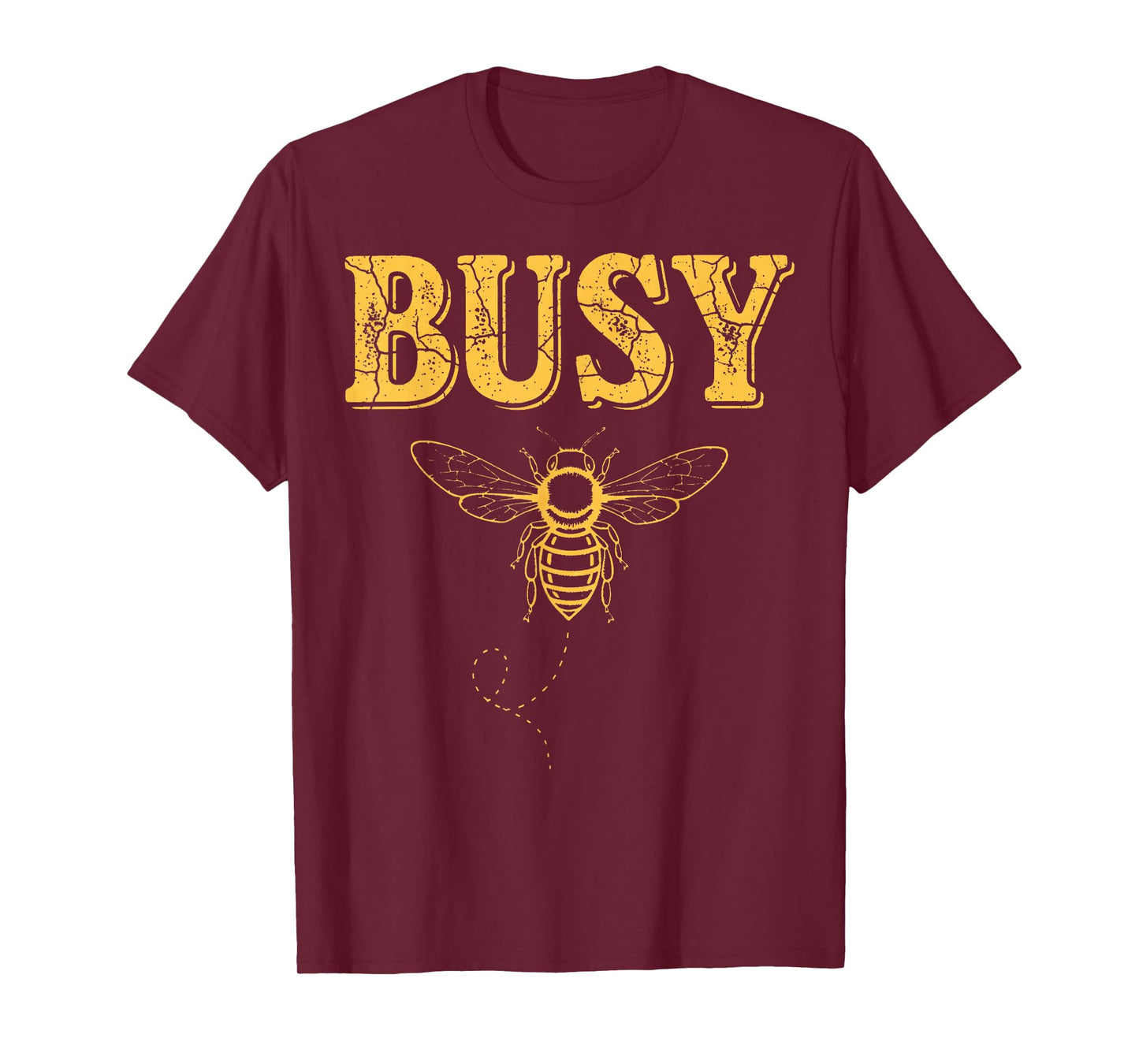 Busy Bee Vintage Graphic Tees Retro Pun Bees Design T-Shirt