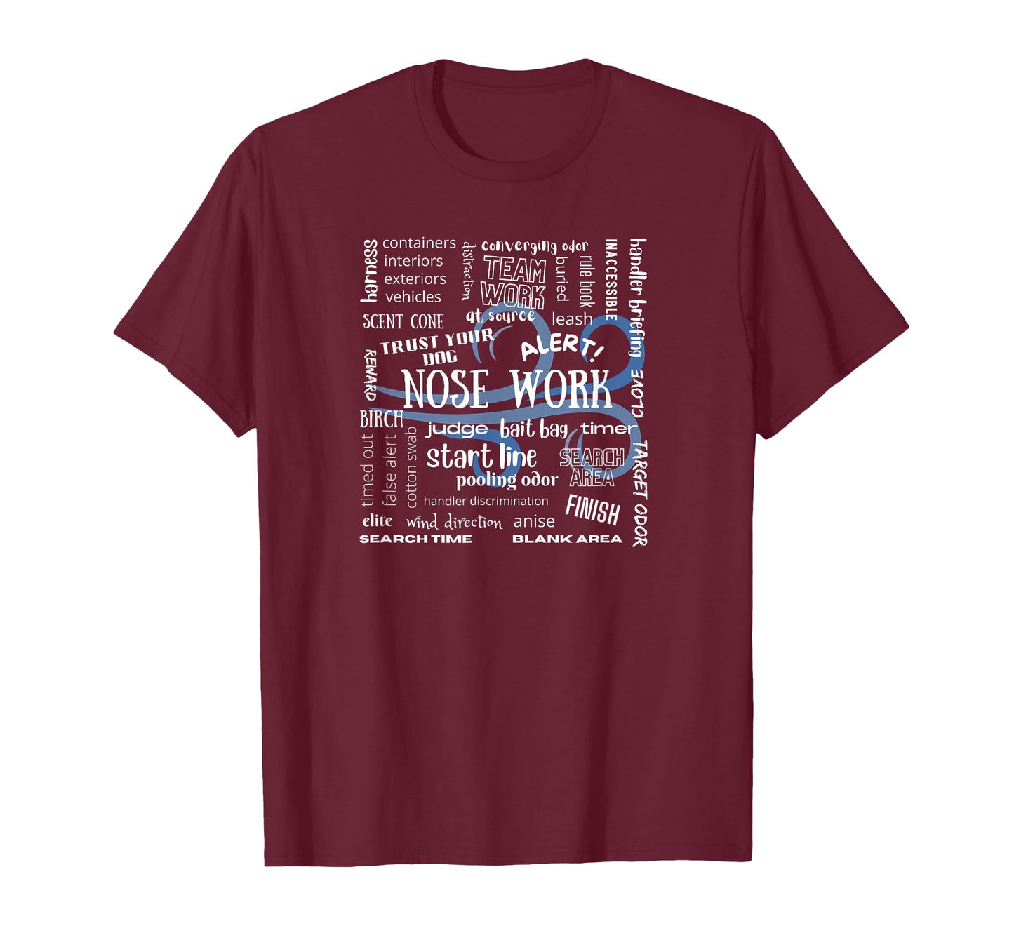 Canine Nosework Sniffer Dog T-Shirt