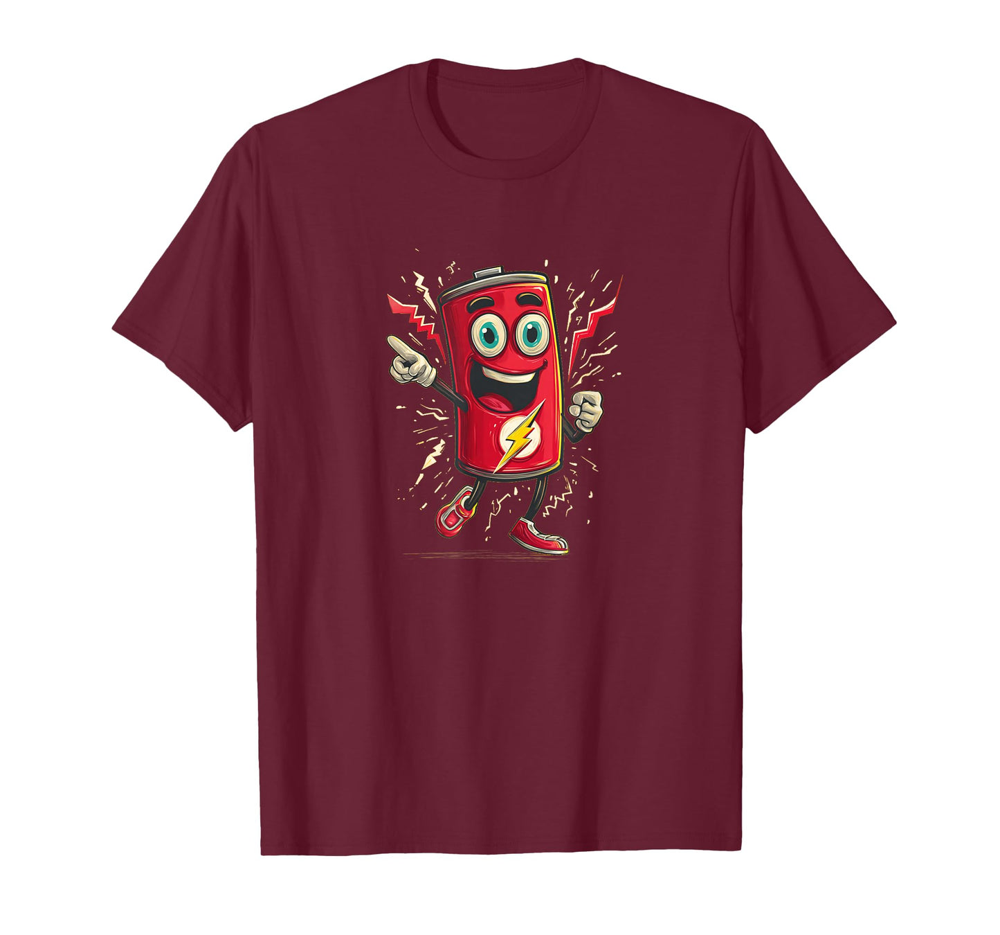 Pretty Battery Look with Power and Energy T-Shirt