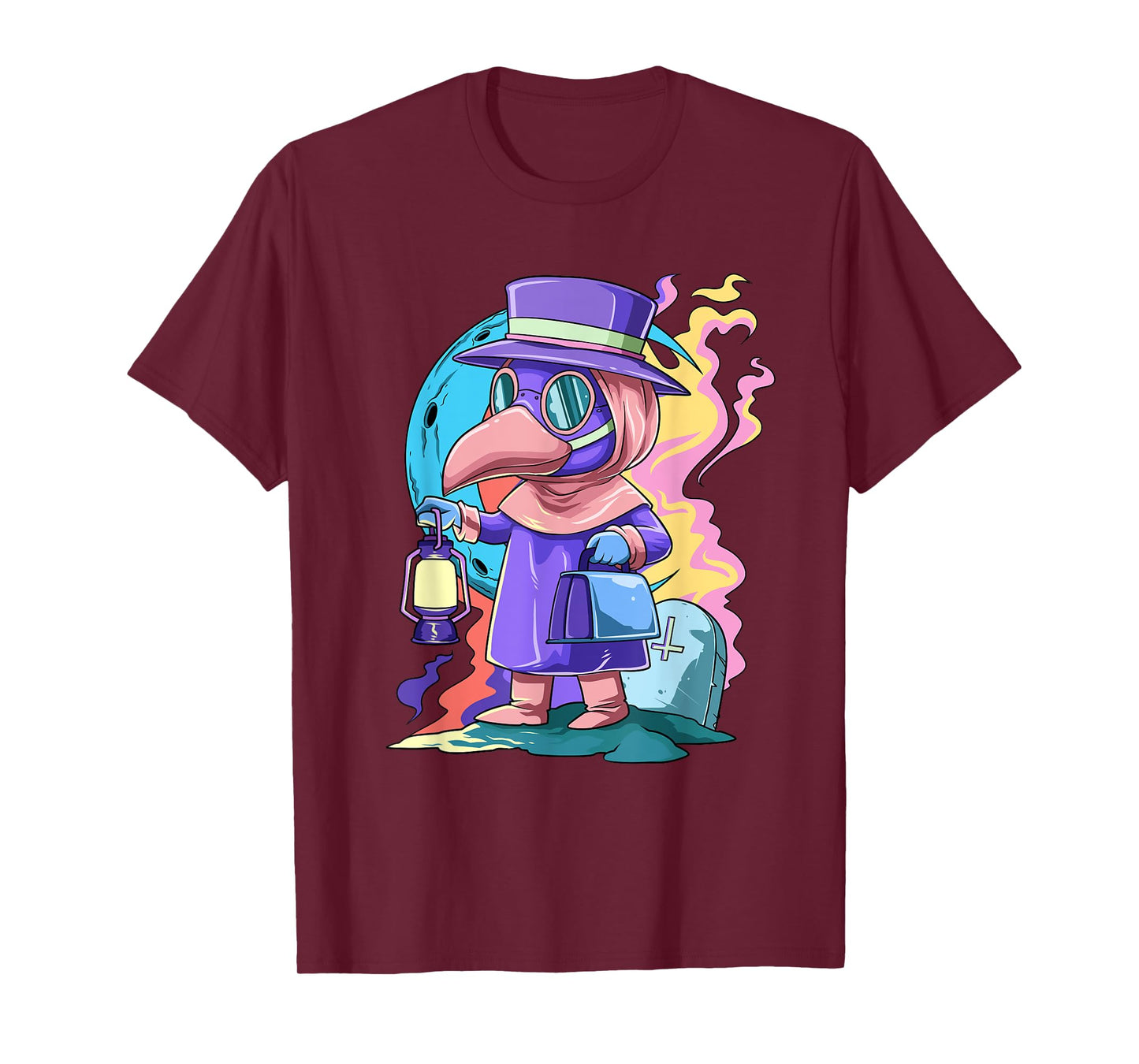 Kawaii Plague Doctor Pastel Goth Medieval T-Shirt