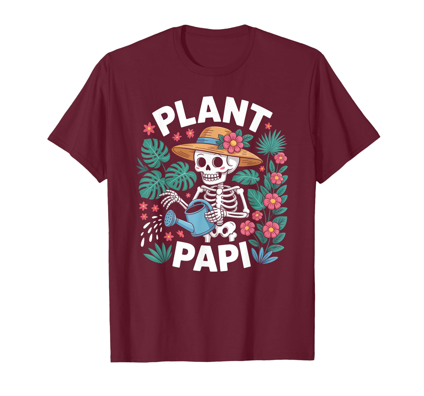 Vintage Halloween Plant Papi Daddy Gardener T-Shirt