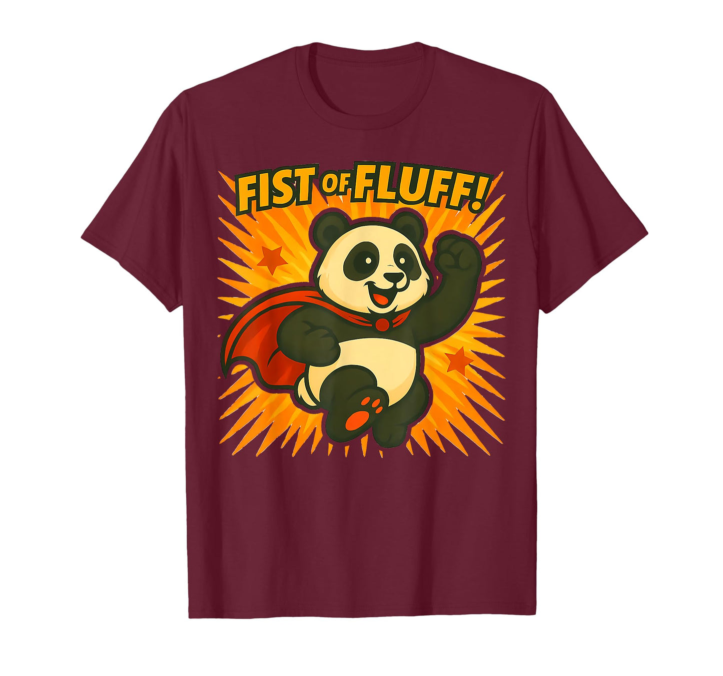 Fist of Fluff Panda Superhero T-Shirt