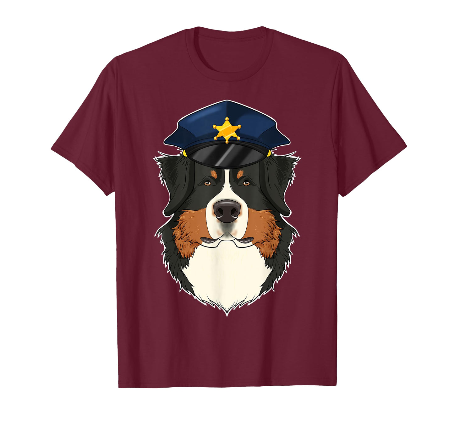 Canine Handler I Police Dog I Police Bernese Mountain Dog T-Shirt