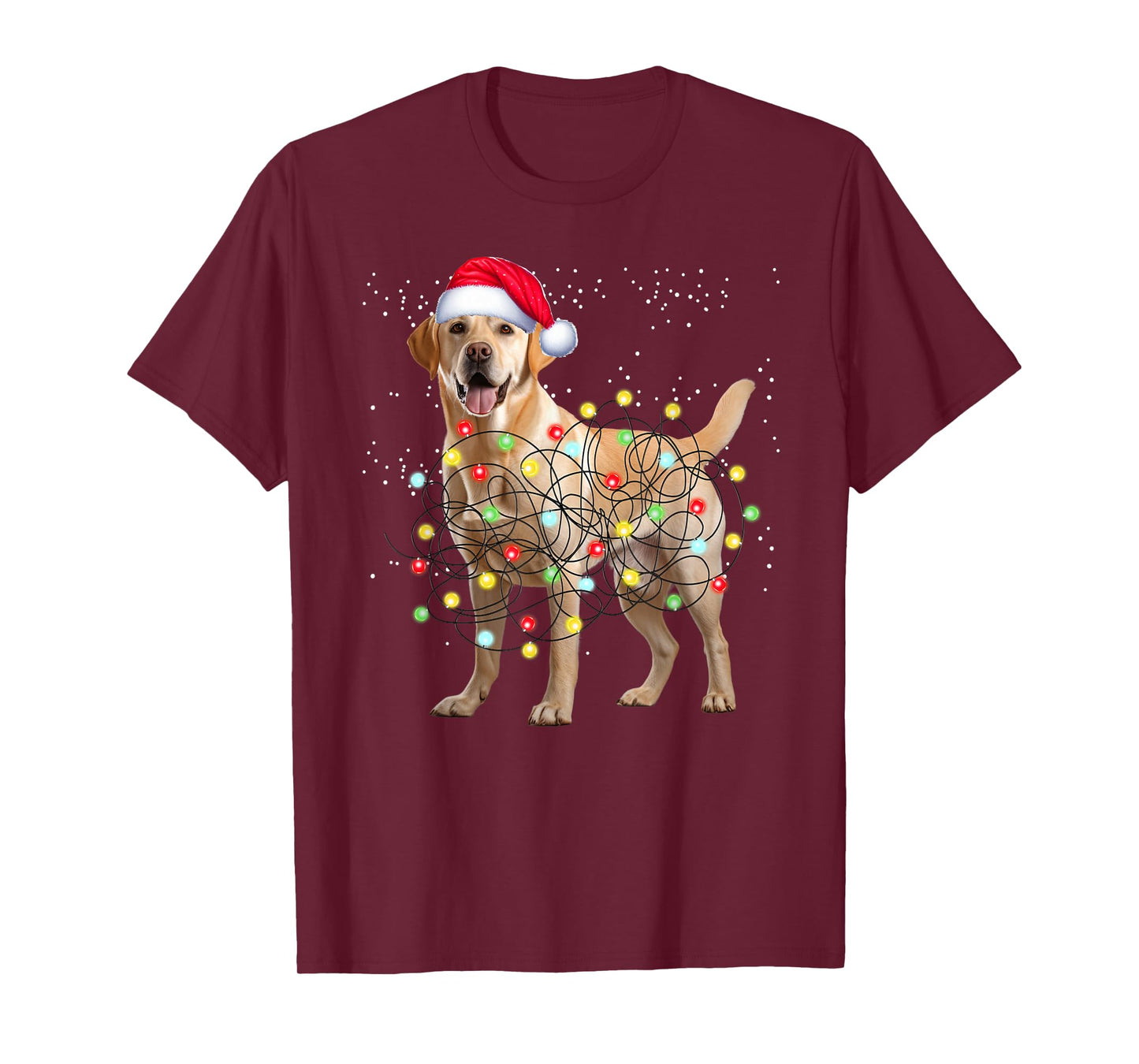 Labrador Retriever Dog Tree Christmas Sweater Xmas Pet T-Shirt