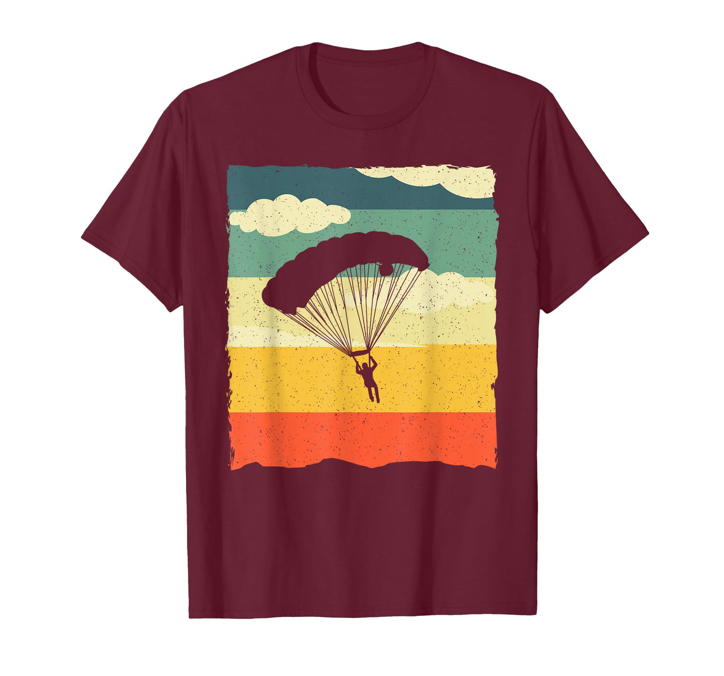 Skydiving Art For Men Women Skydiver Paragliding Sky Diving T-Shirt